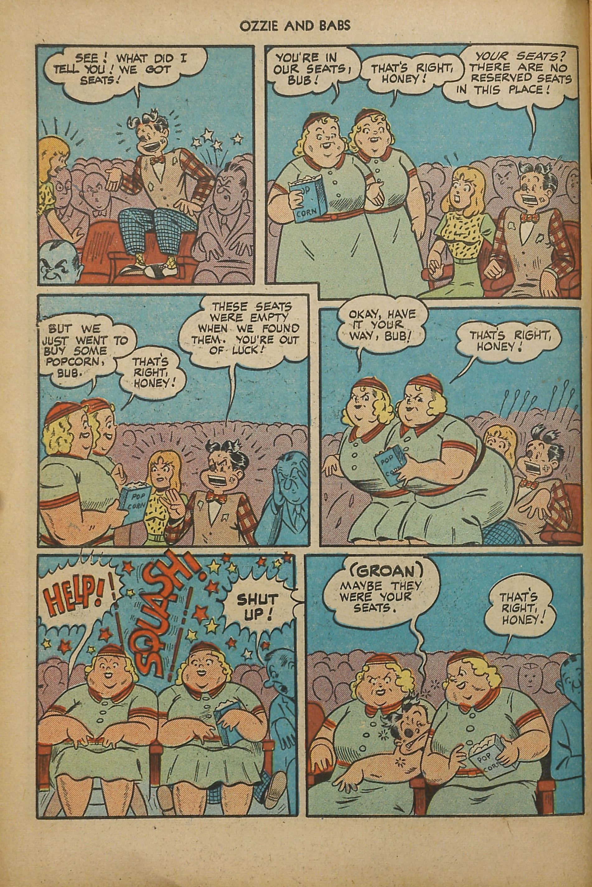 Read online Ozzie And Babs comic -  Issue #10 - 10