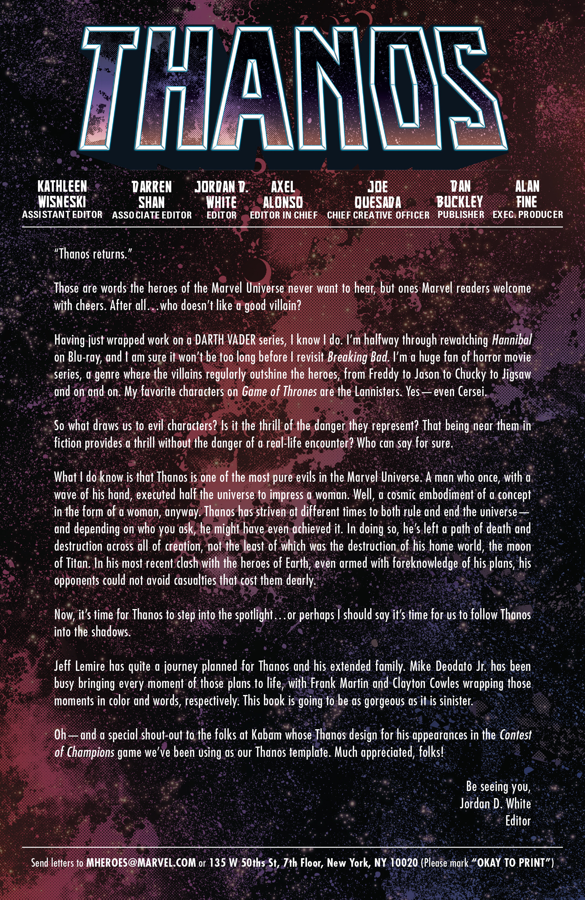 Read online Thanos (2016) comic -  Issue #1 - 23