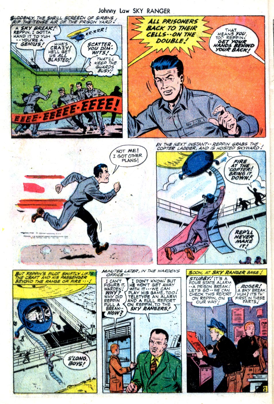 Read online Johnny Law Sky Ranger Adventures comic -  Issue #4 - 4
