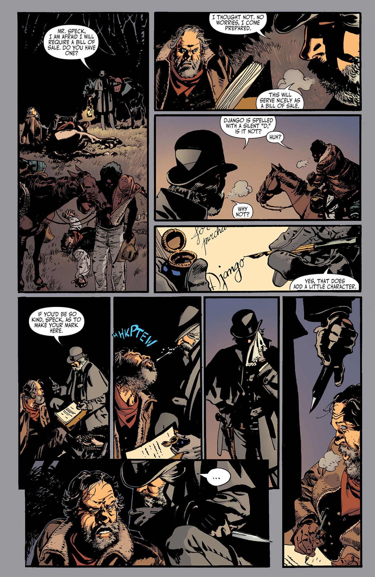 Read online Django Unchained comic -  Issue #1 - 10