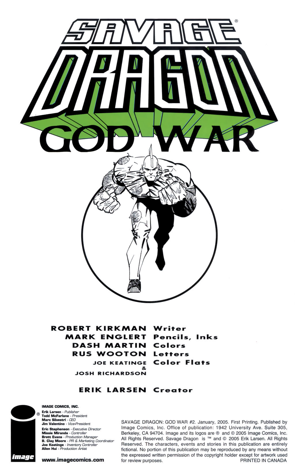 Read online Savage Dragon: God War comic -  Issue #2 - 2