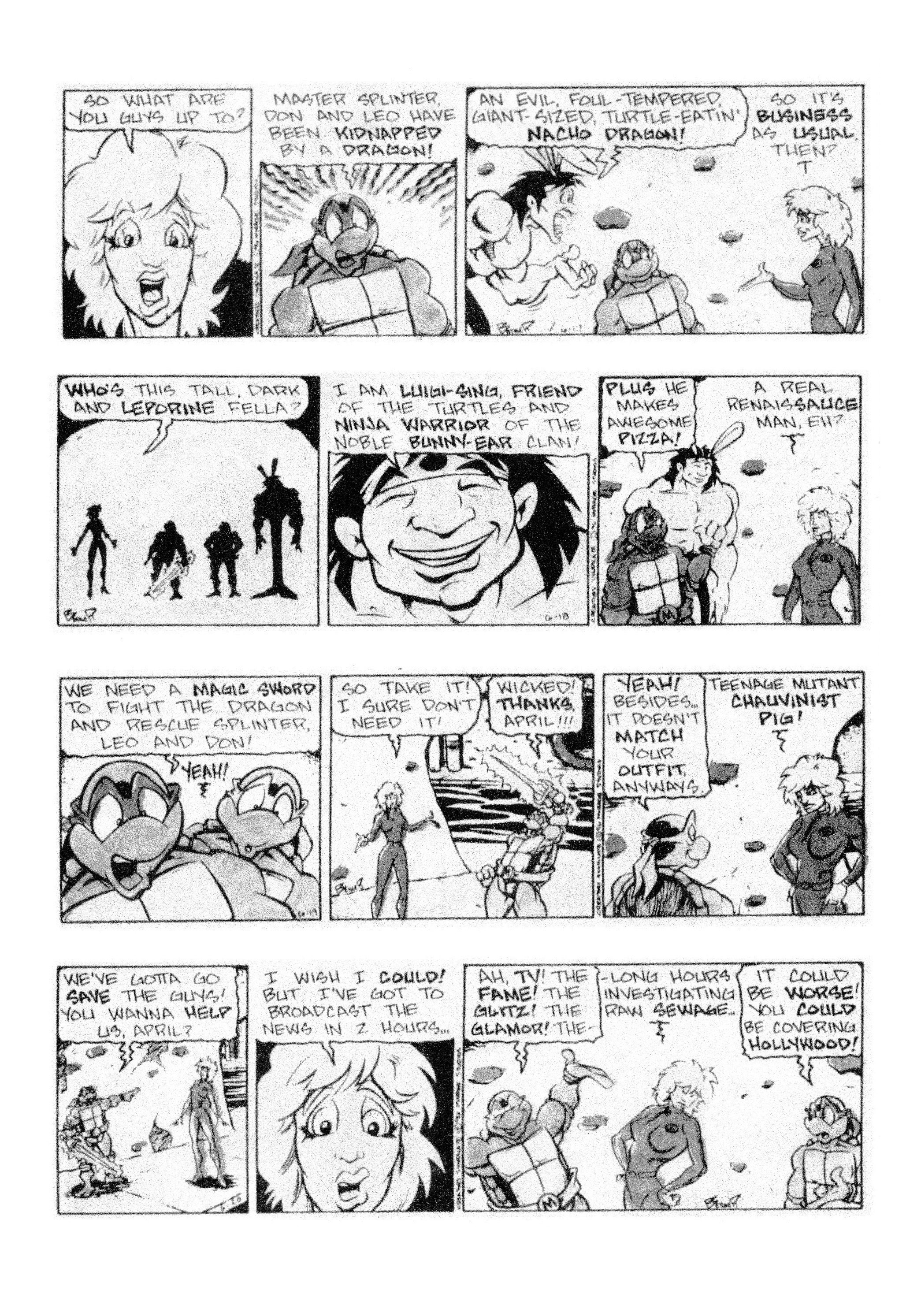 Read online Teenage Mutant Ninja Turtles: Complete Newspaper Daily Comic Strip Collection comic -  Issue # TPB 3 (Part 2) - 66