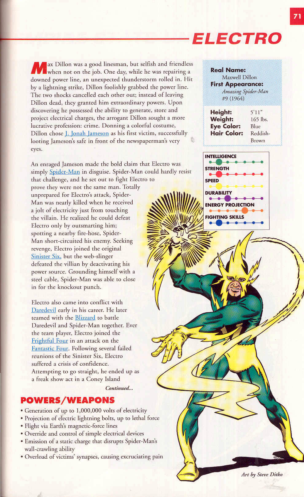 Read online Marvel Encyclopedia comic -  Issue # TPB 4 - 71