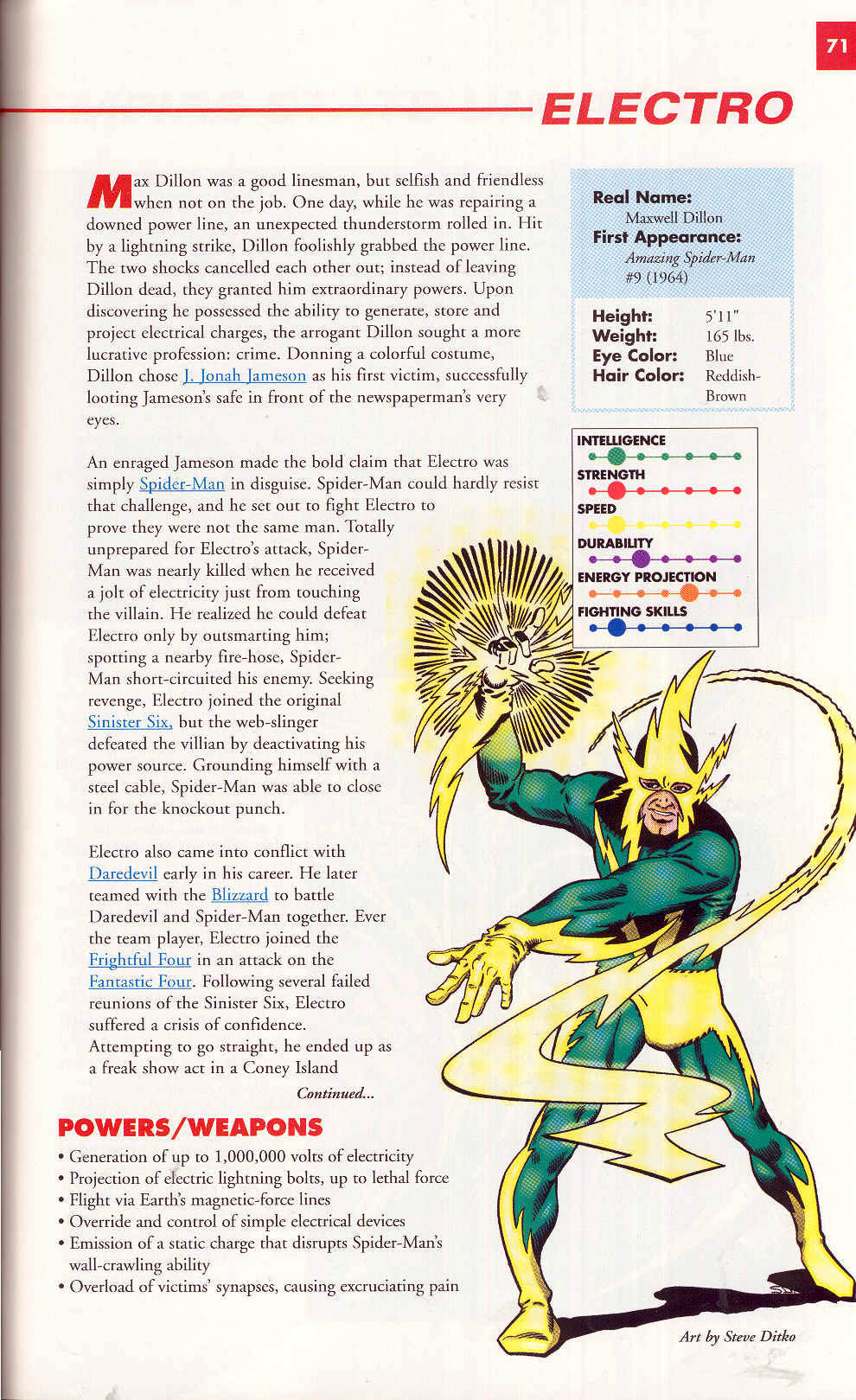 Read online Marvel Encyclopedia comic -  Issue # TPB 4 - 71