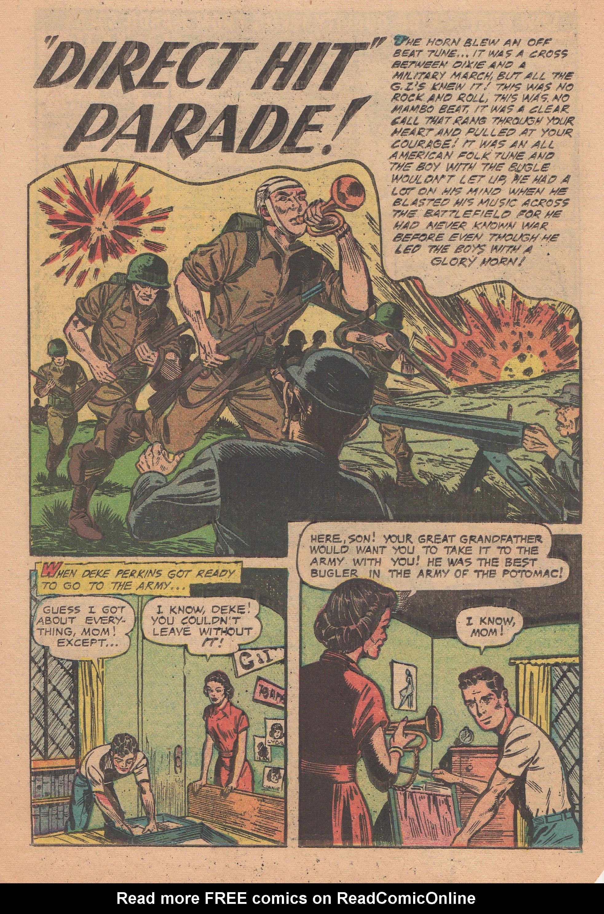 Read online Men in Action (1957) comic -  Issue #6 - 18