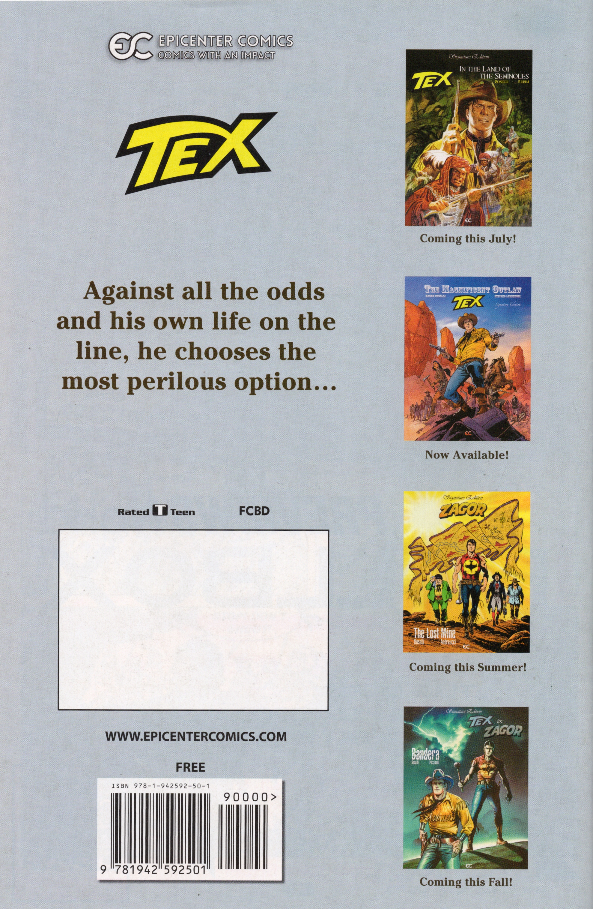 Read online Free Comic Book Day 2022 comic -  Issue # EC Tex In The Land Of The Seminoles - 32