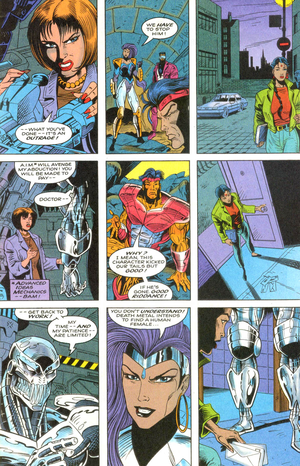 Read online Death Metal vs. Genetix comic -  Issue #2 - 2