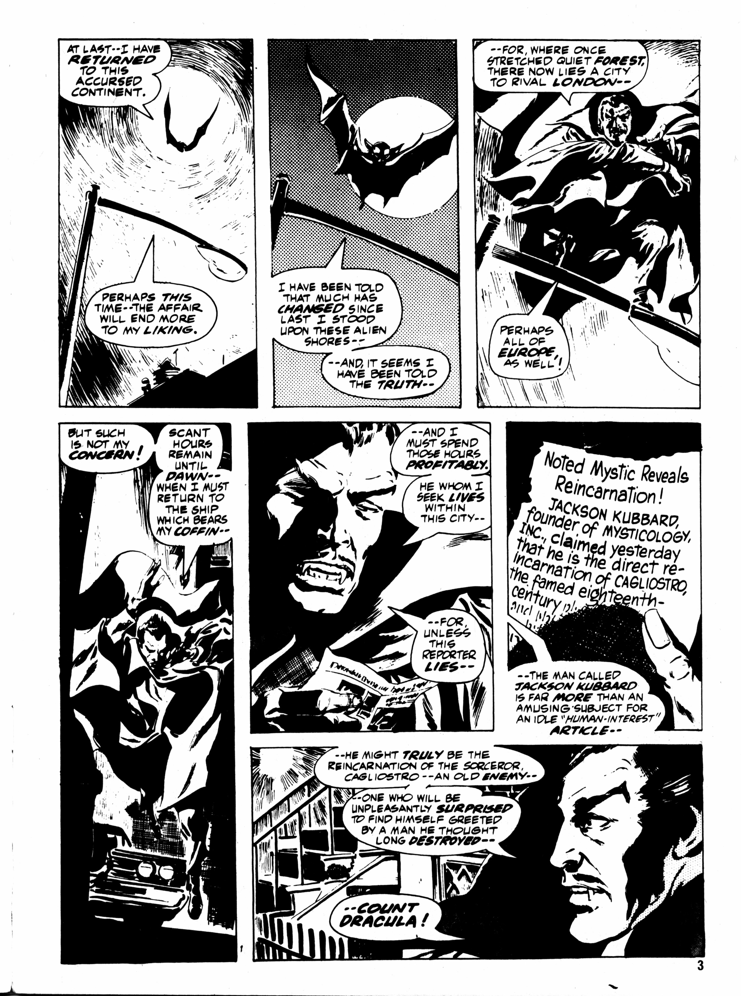 Read online Dracula Lives (1974) comic -  Issue #24 - 3