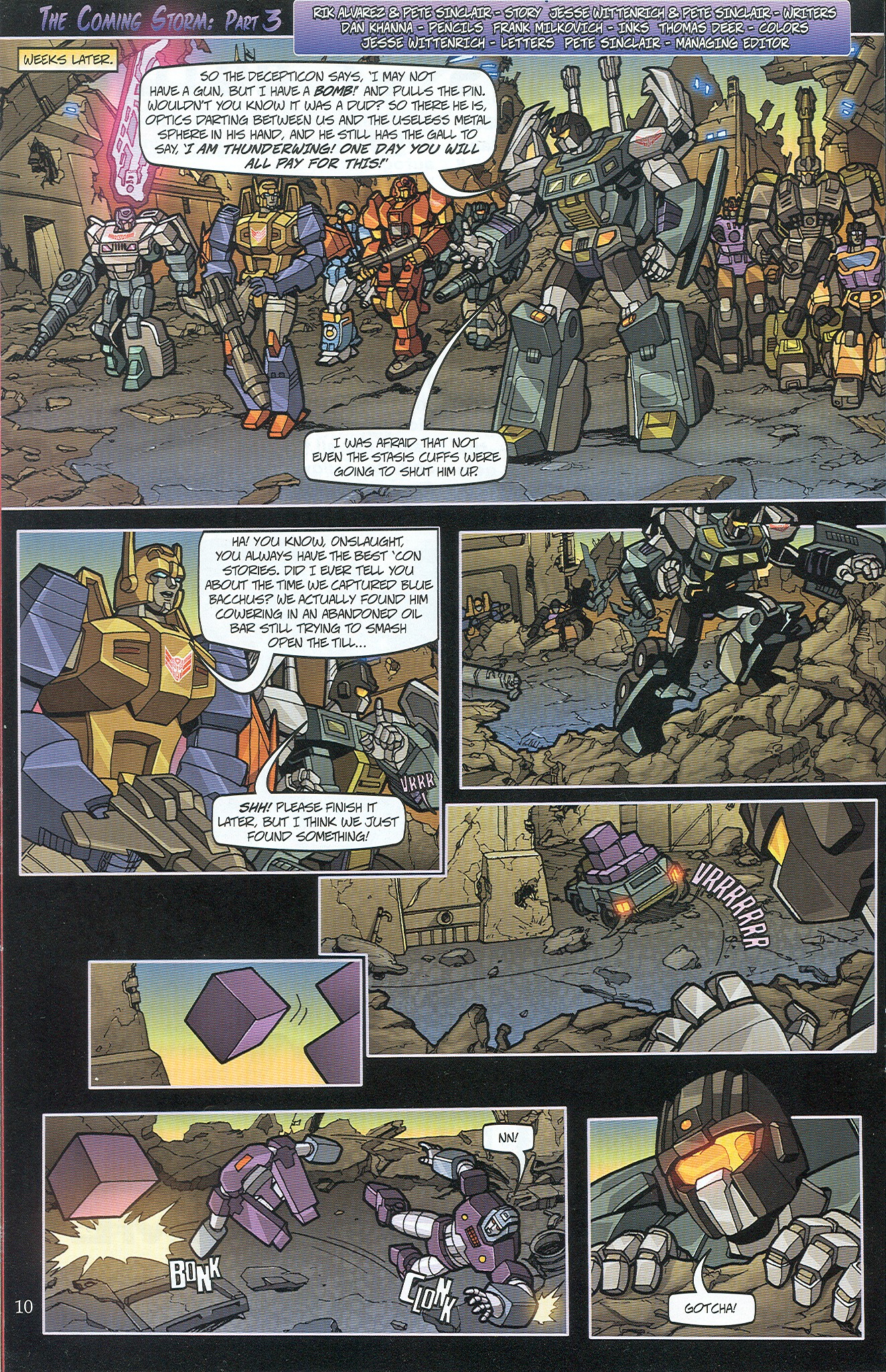 Read online Transformers: Collectors' Club comic -  Issue #33 - 10