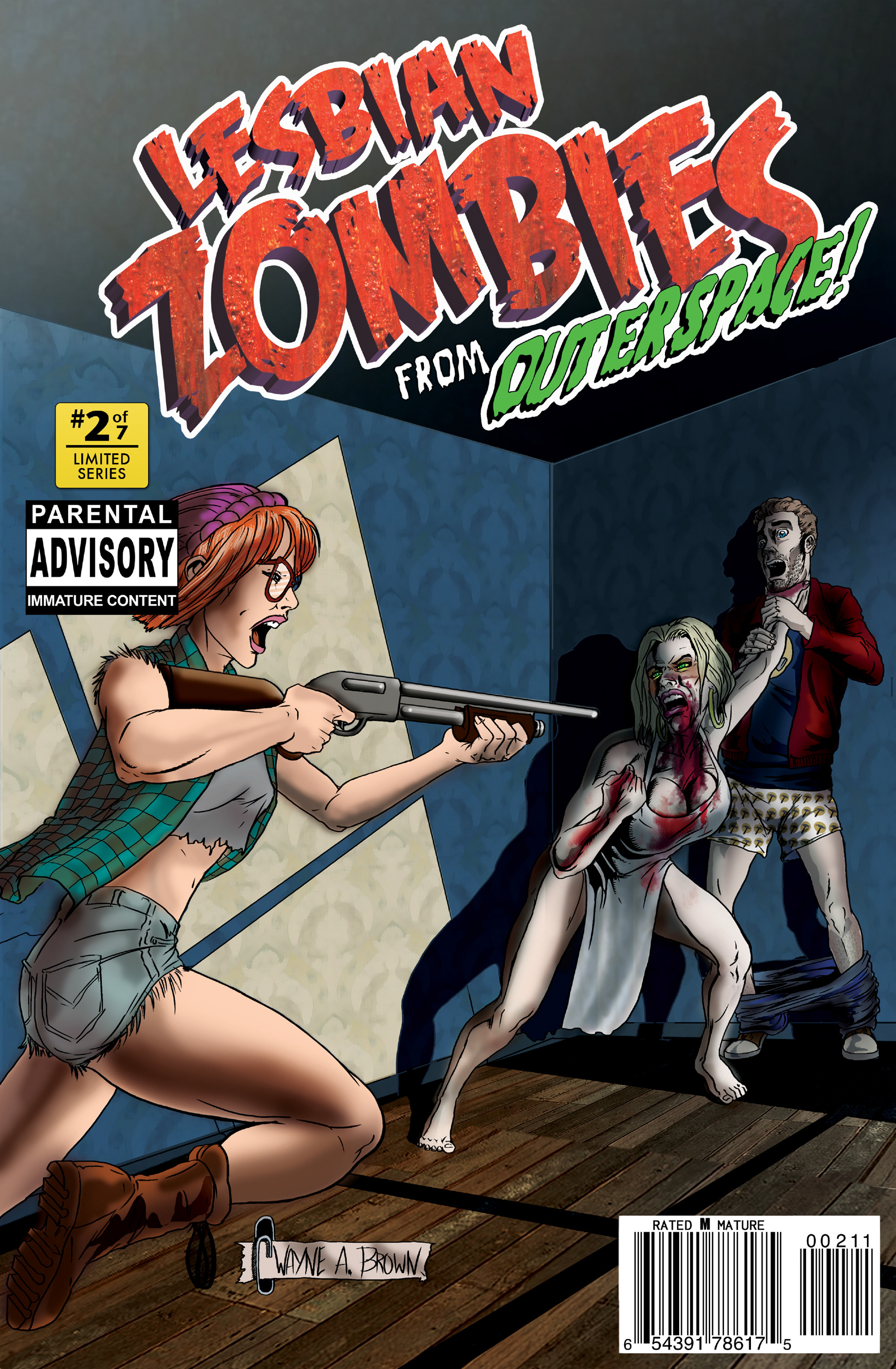 Read online Lesbian Zombies from Outer Space comic -  Issue #2 - 1