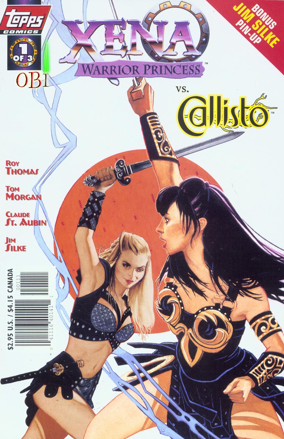 Read online Xena: Warrior Princess vs Callisto comic -  Issue #1 - 1