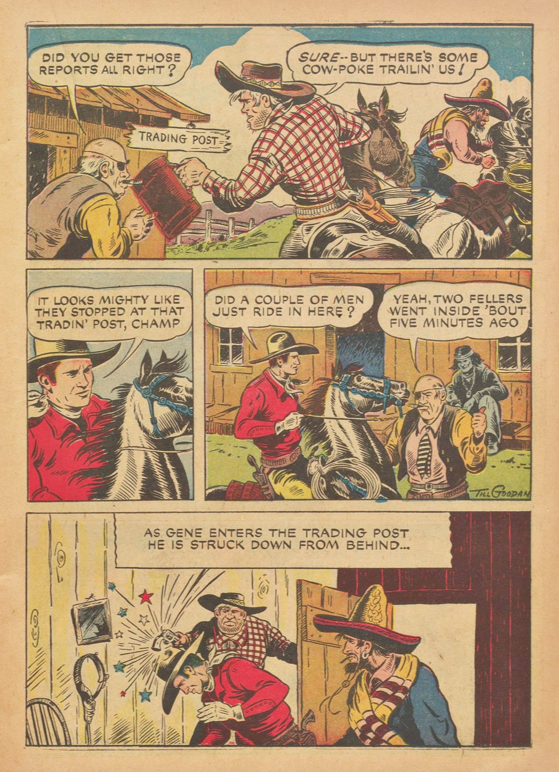 Read online Gene Autry Comics comic -  Issue #2 - 21