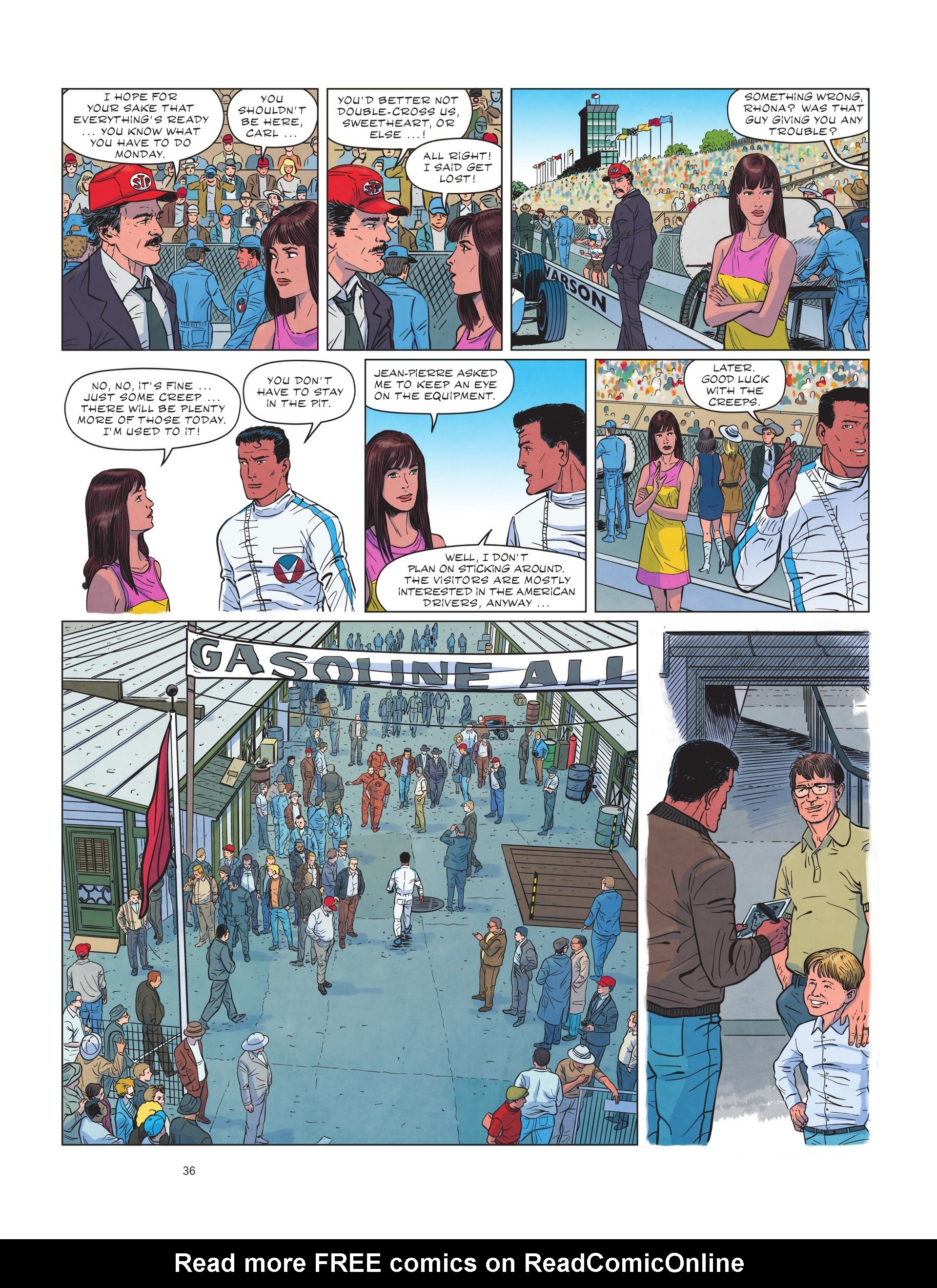 Read online Michel Vaillant: Legendary Races: In the Hell of Indianapolis comic -  Issue # Full - 38