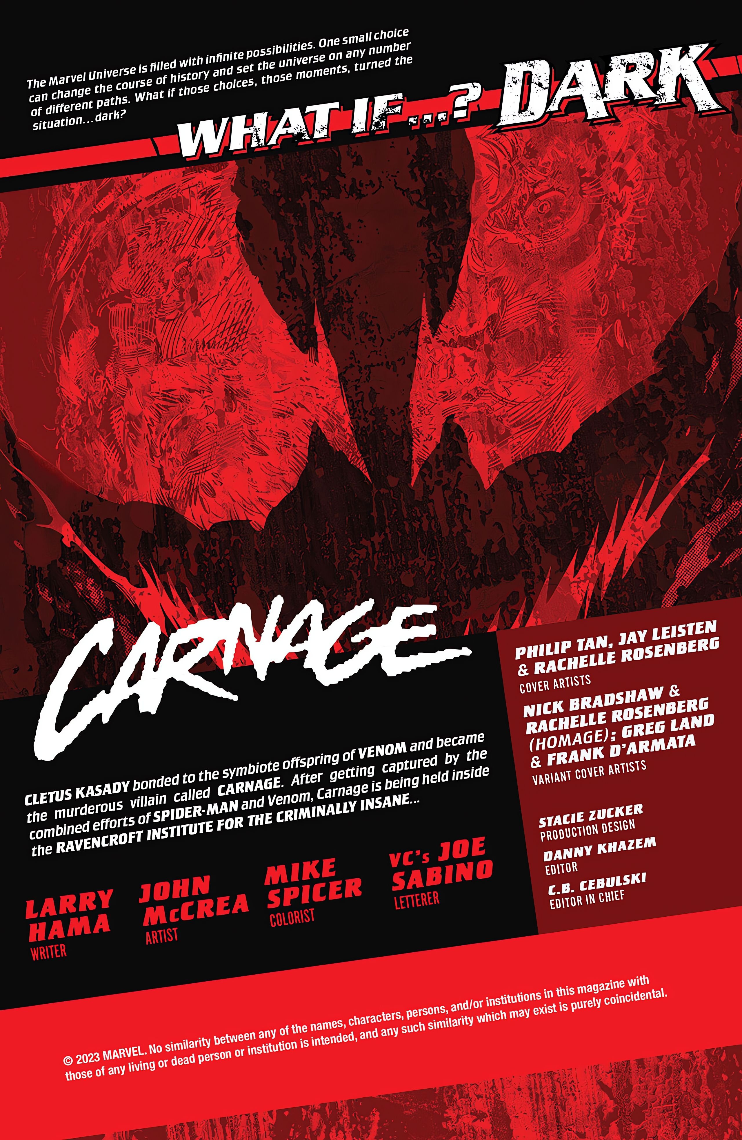 Read online What If…? Dark: Carnage comic -  Issue #1 - 2
