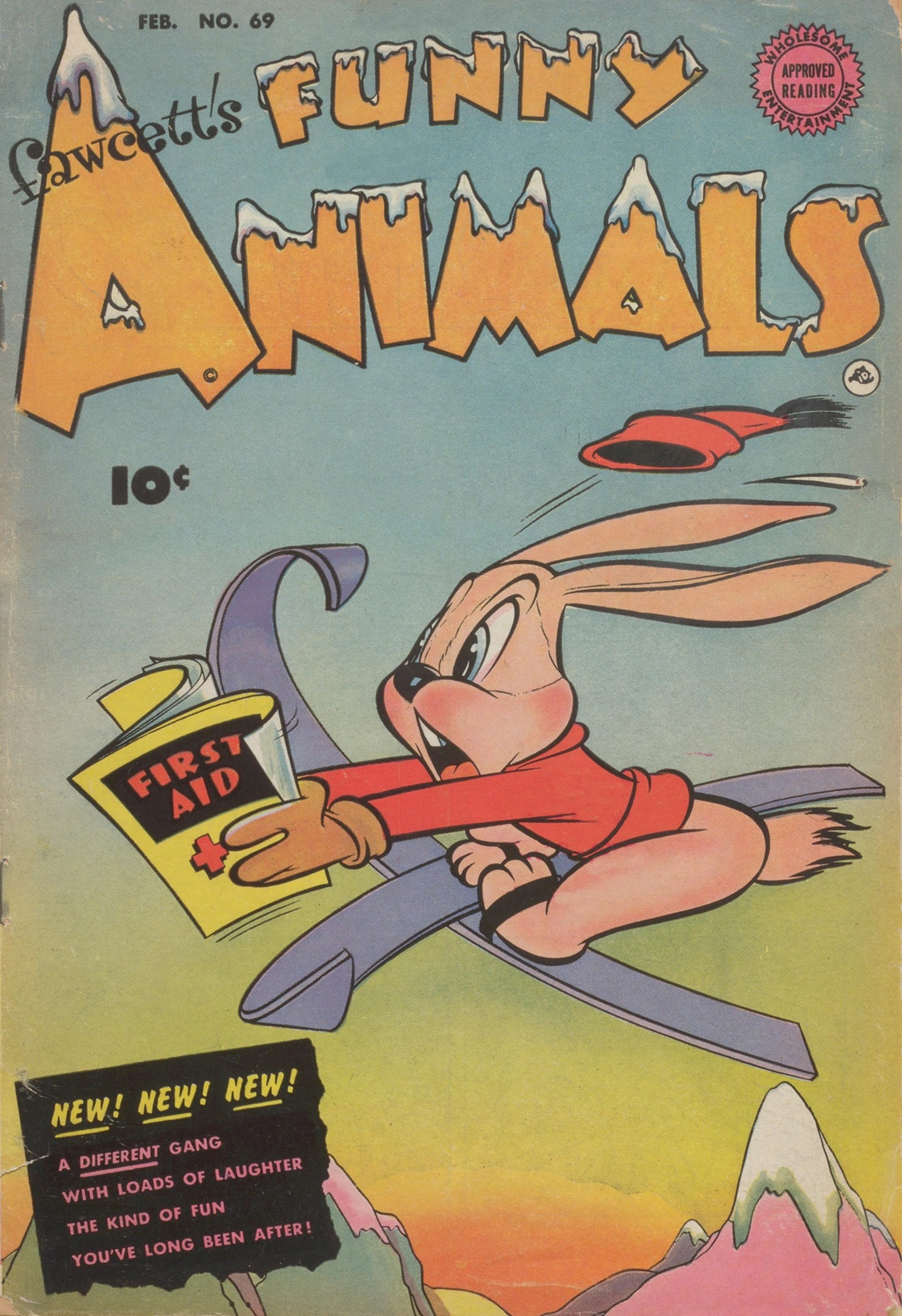 Read online Fawcett's Funny Animals comic -  Issue #69 - 1