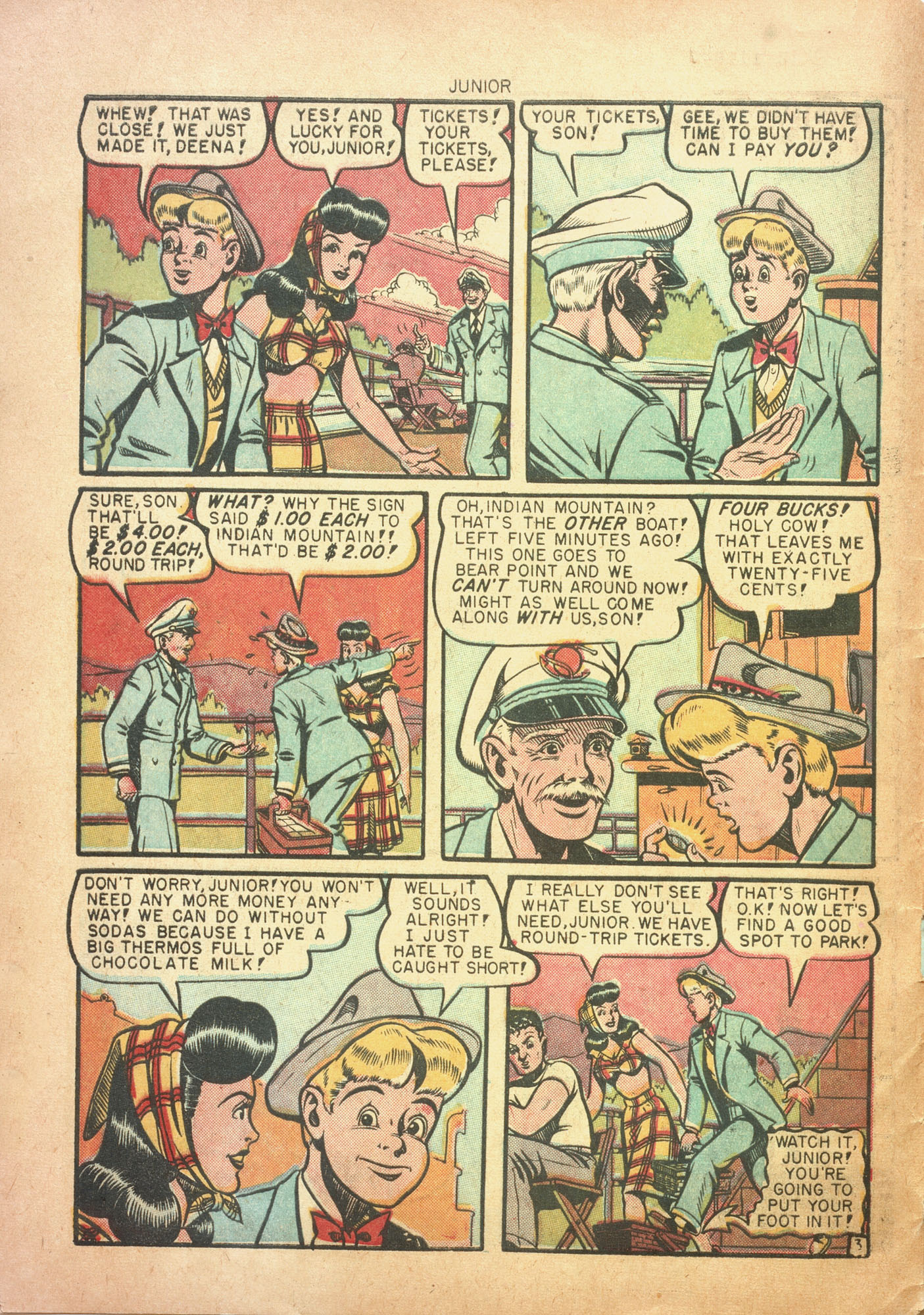 Read online Junior (1947) comic -  Issue #11 - 4