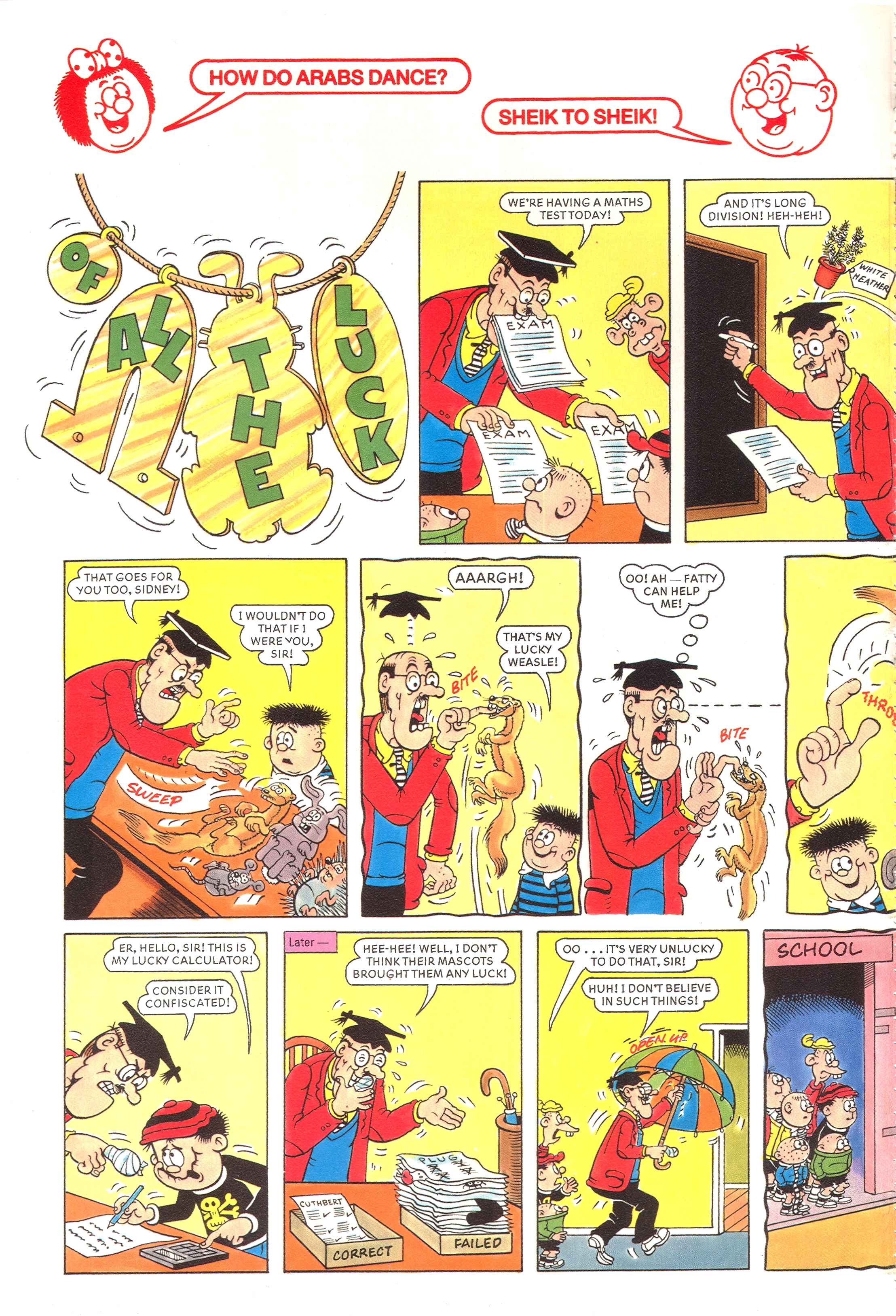Read online Bash Street Kids comic -  Issue #2003 - 68