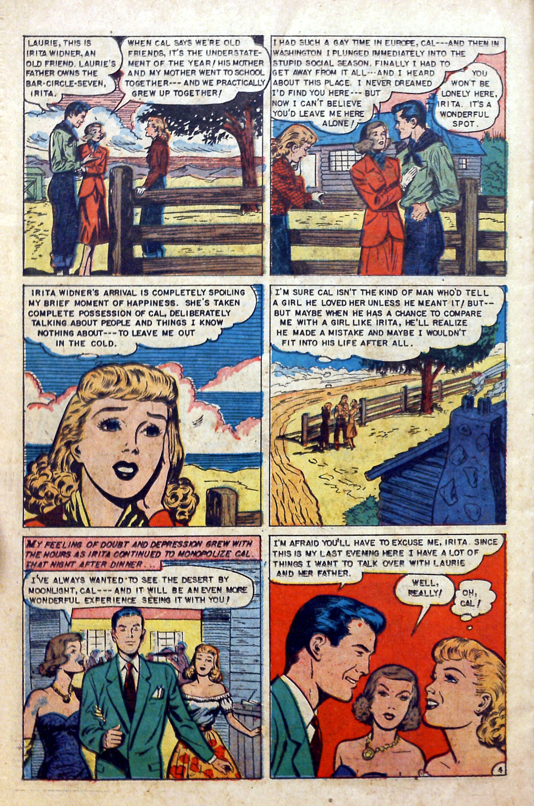 Read online Glamorous Romances comic -  Issue #69 - 22