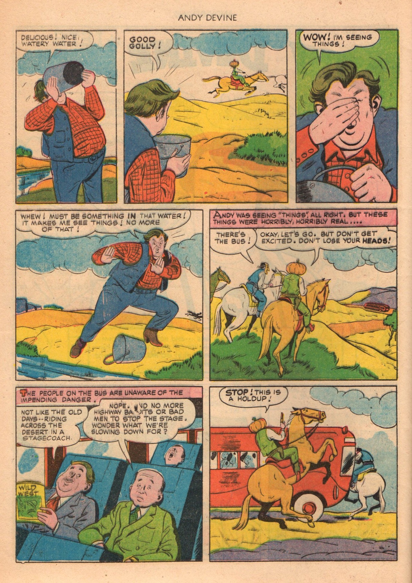 Read online Andy Devine Western comic -  Issue #1 - 28