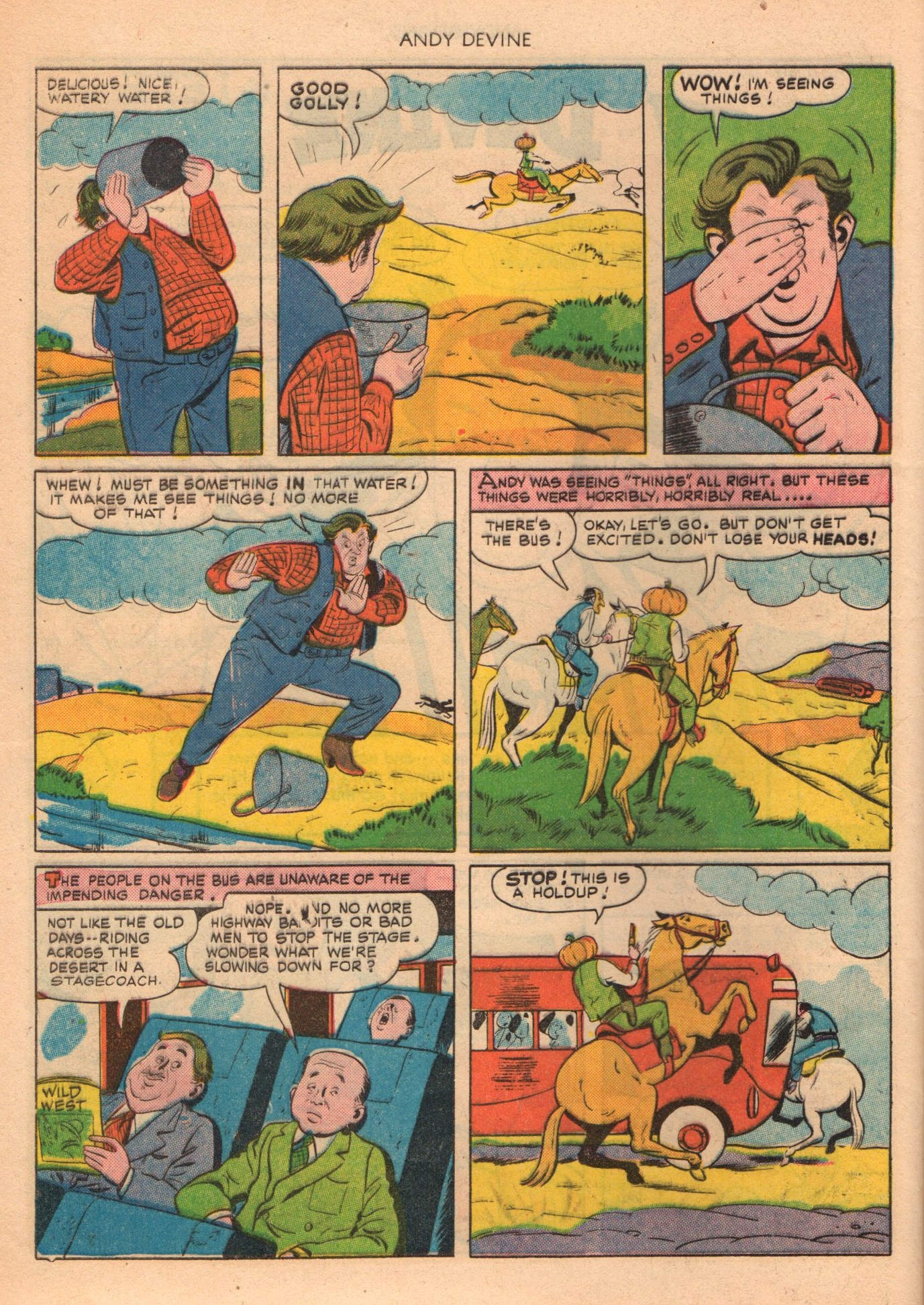 Read online Andy Devine Western comic -  Issue #1 - 28