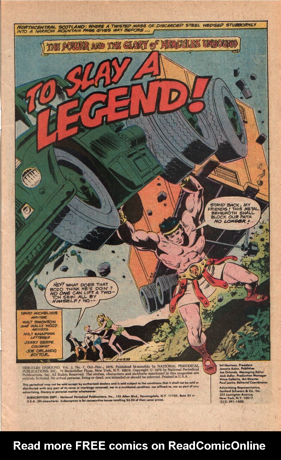 Read online Hercules Unbound comic -  Issue #7 - 3