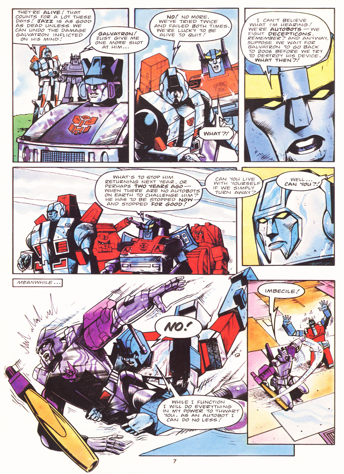 Read online The Transformers (UK) comic -  Issue #87 - 7