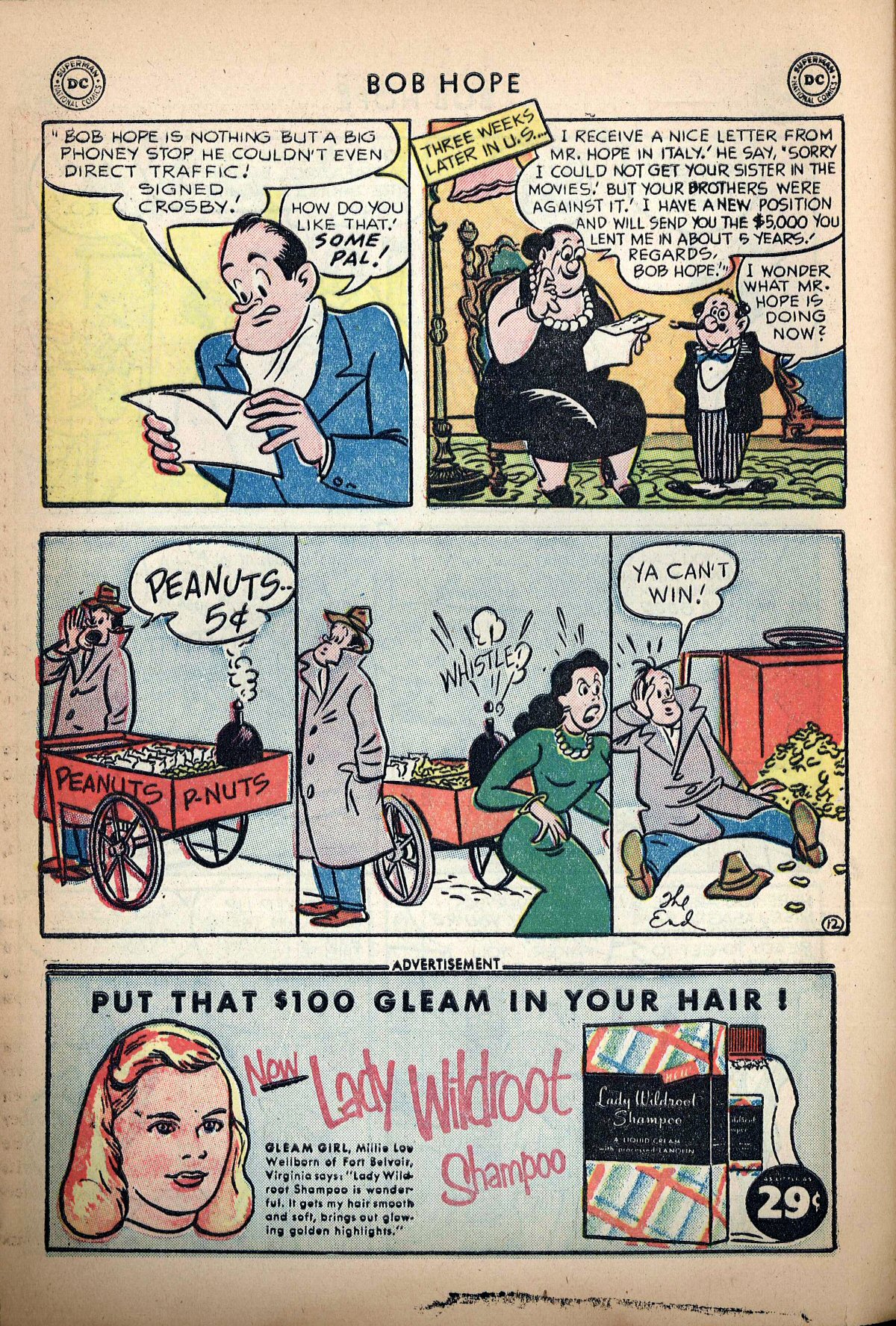 Read online The Adventures of Bob Hope comic -  Issue #23 - 34