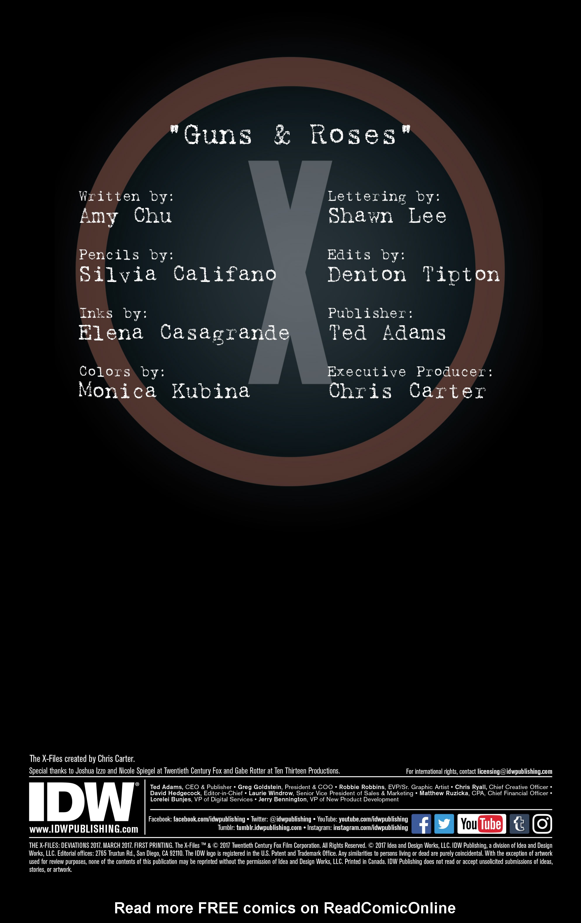 Read online The X-Files: Deviations 2017 comic -  Issue # Full - 27