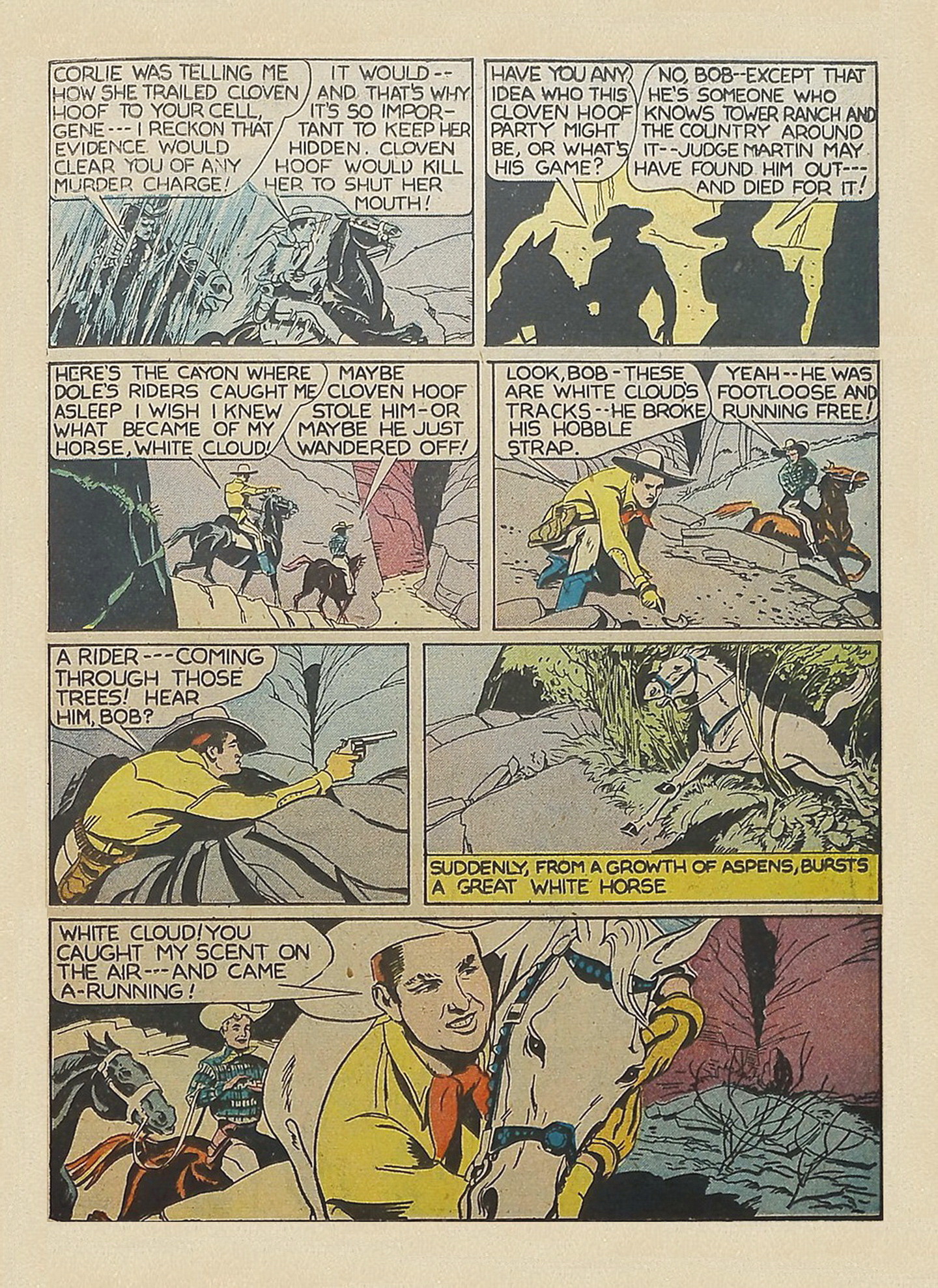 Read online Gene Autry Comics comic -  Issue #1 - 19