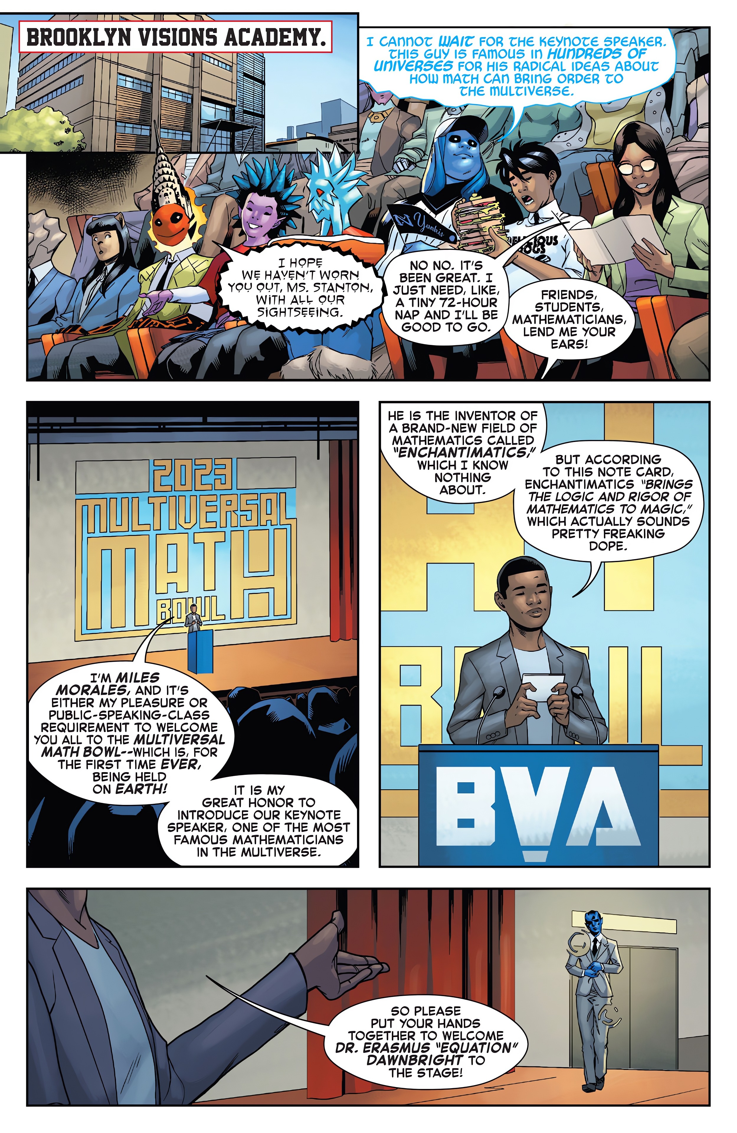 Read online Strange Academy: Miles Morales comic -  Issue #1 - 9