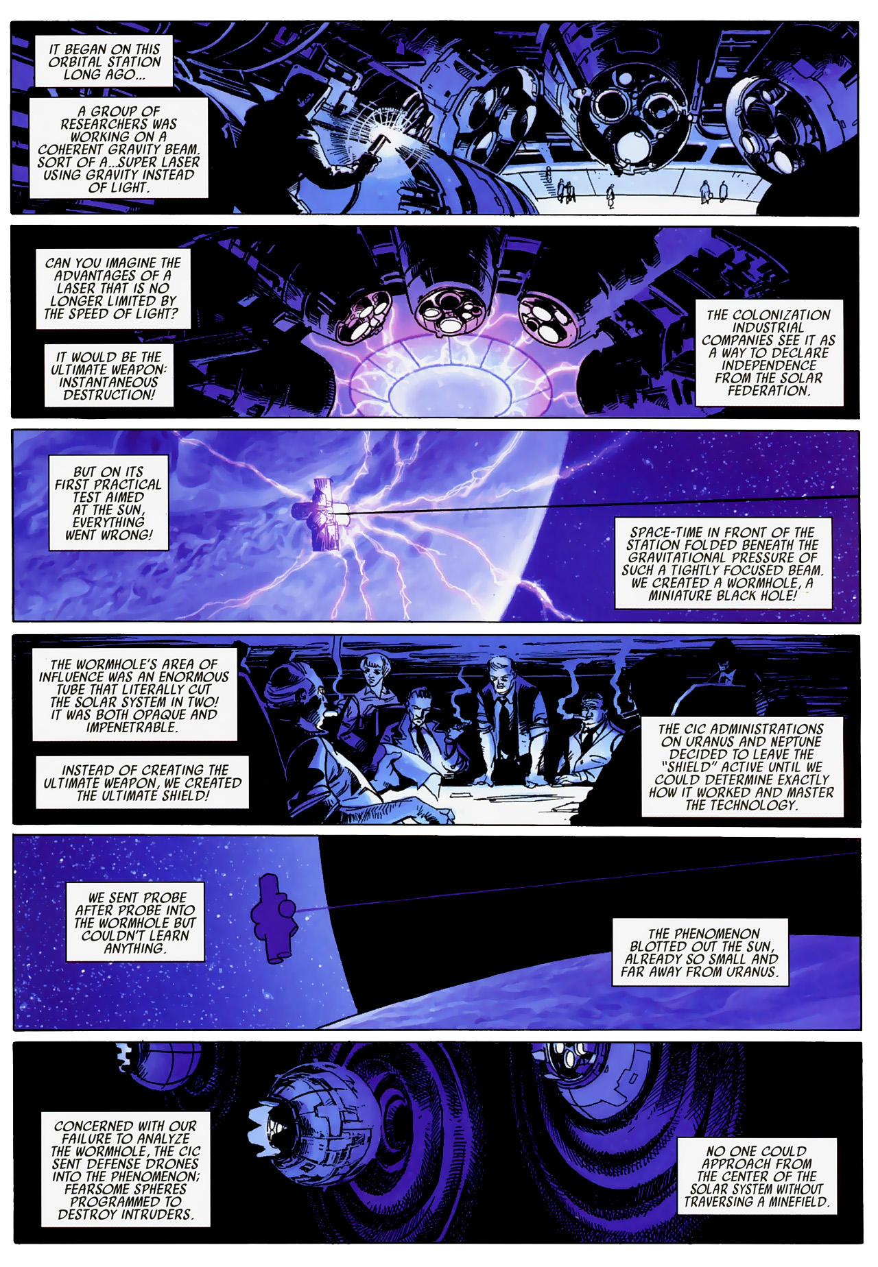 Read online Universal War One comic -  Issue #3 - 21