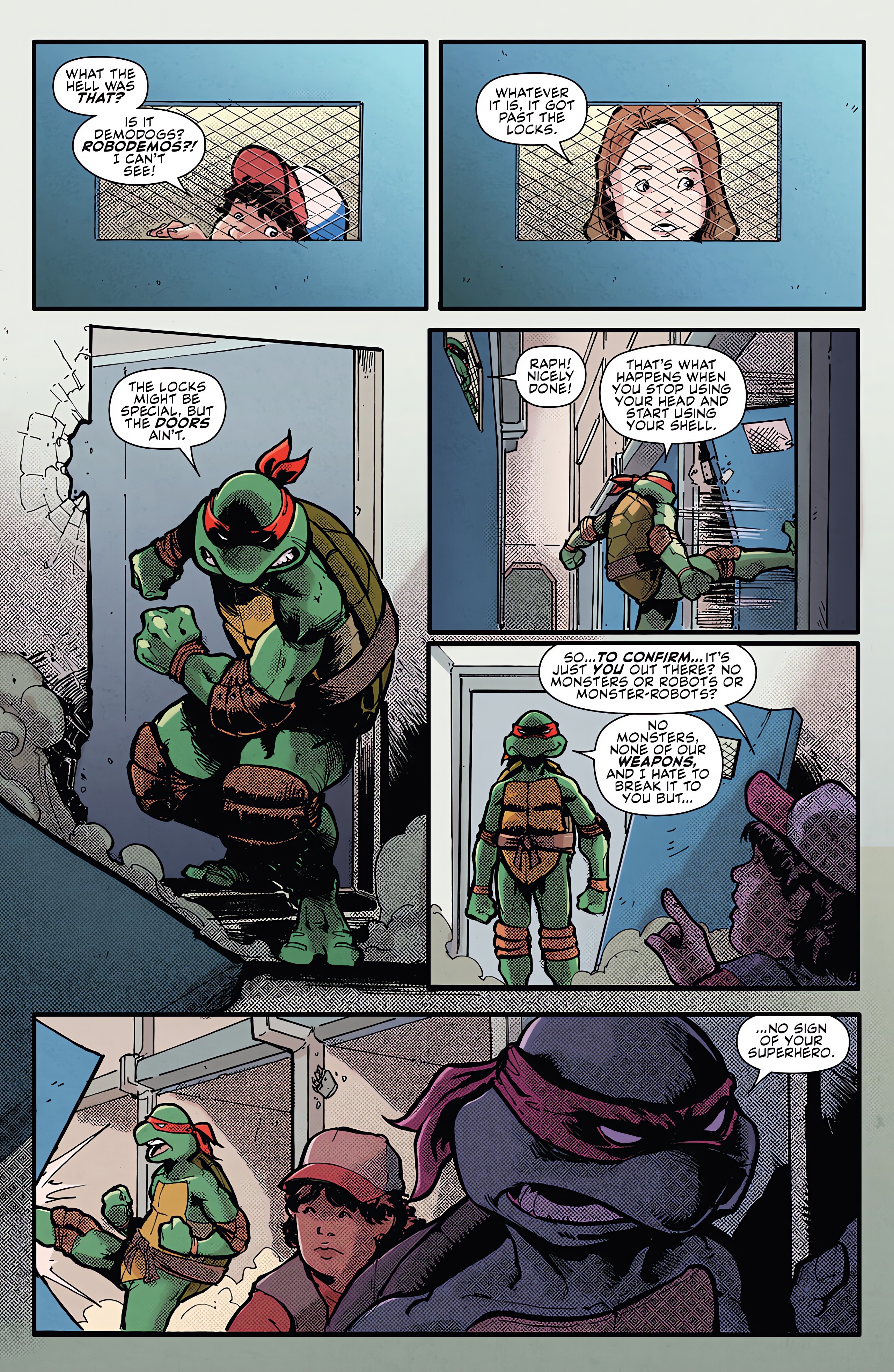 Read online Teenage Mutant Ninja Turtles x Stranger Things comic -  Issue #2 - 5