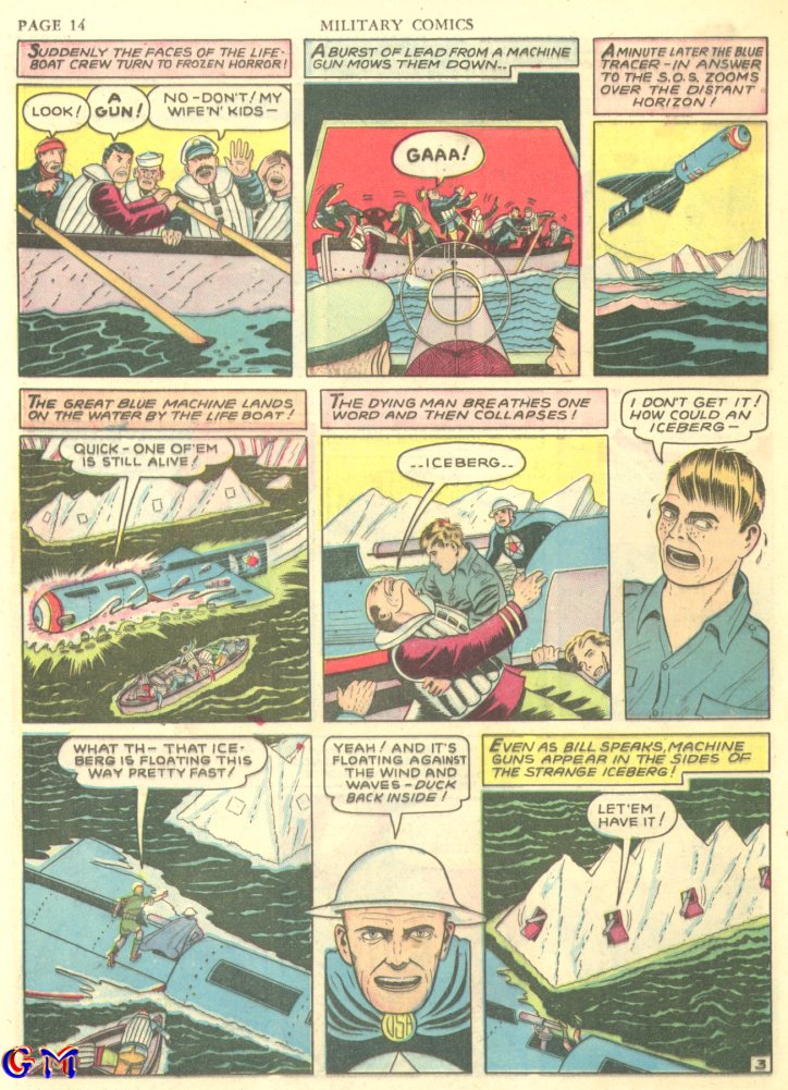 Read online Military Comics comic -  Issue #7 - 16