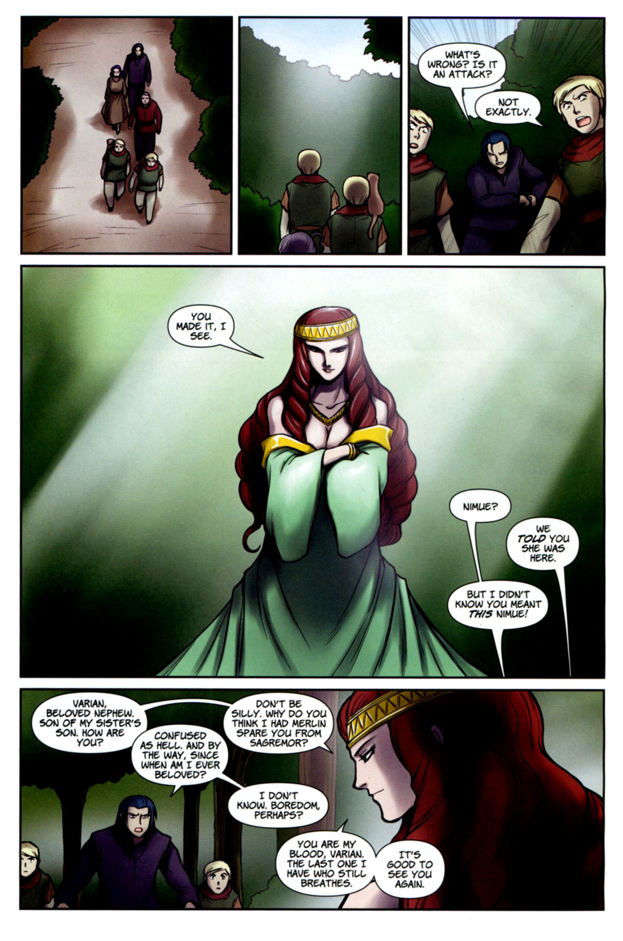 Read online Lords of Avalon: Knight of Darkness comic -  Issue #5 - 15