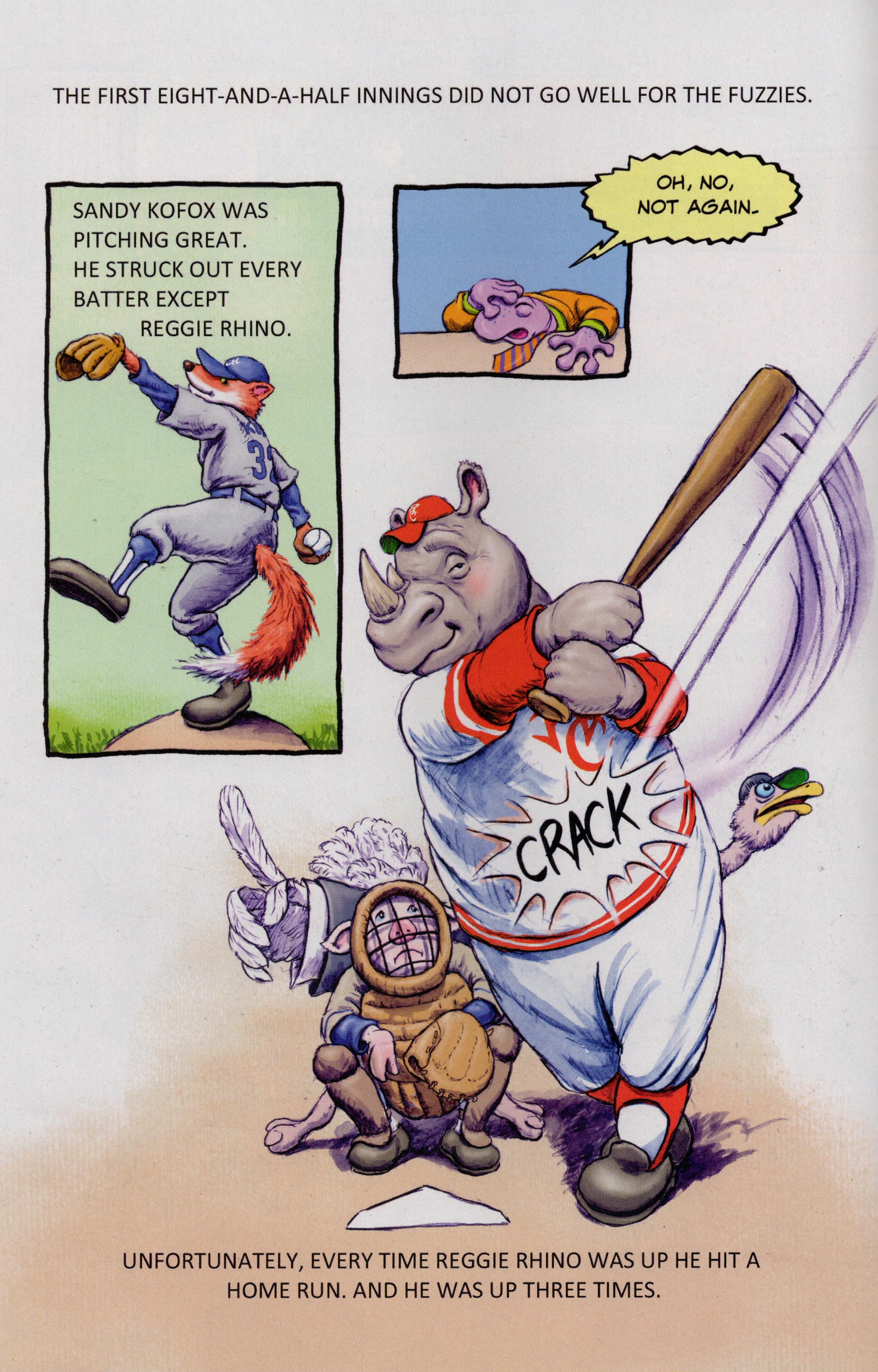 Read online Free Comic Book Day 2022 comic -  Issue # Papercutz Fuzzy Baseball - 10