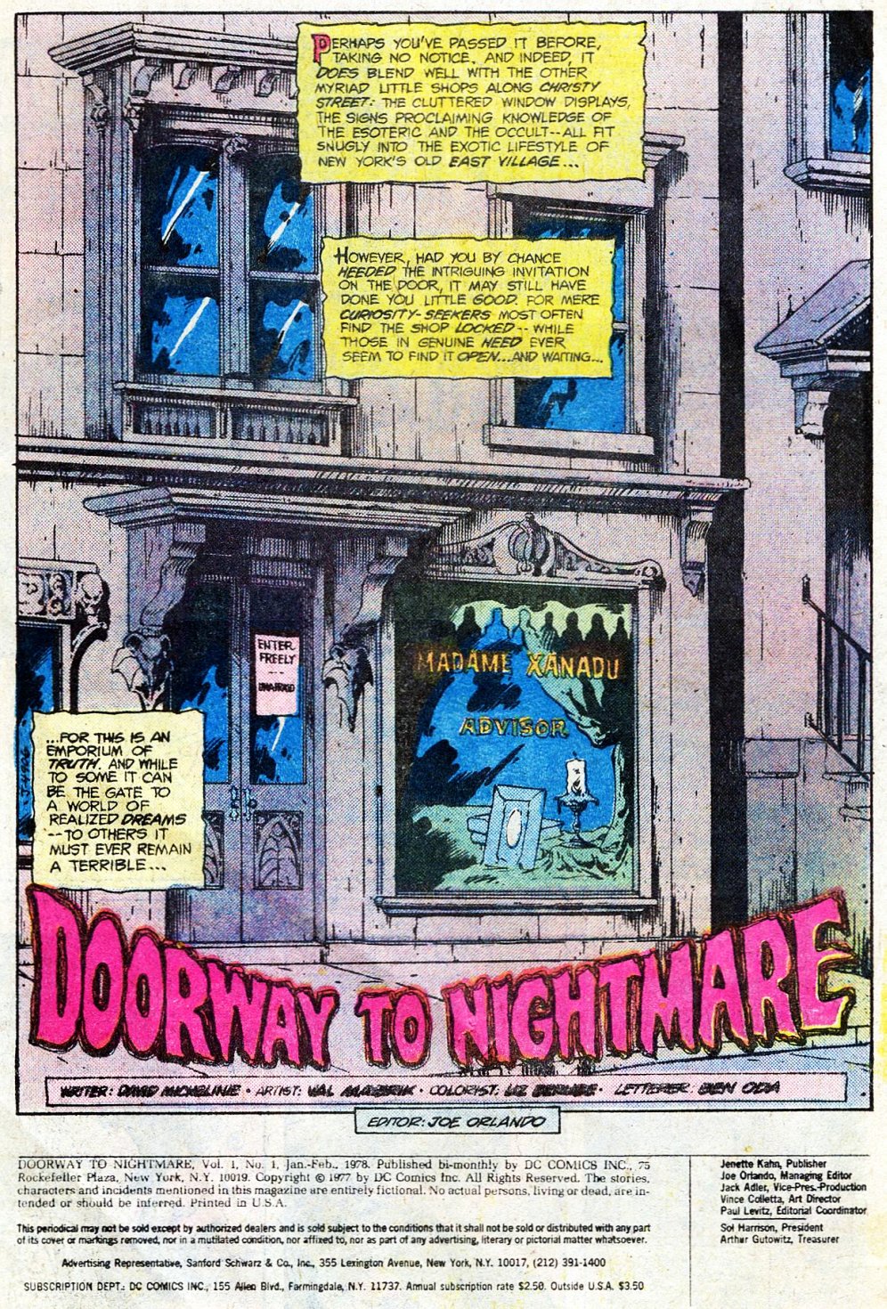 Read online Doorway to Nightmare comic -  Issue #1 - 3
