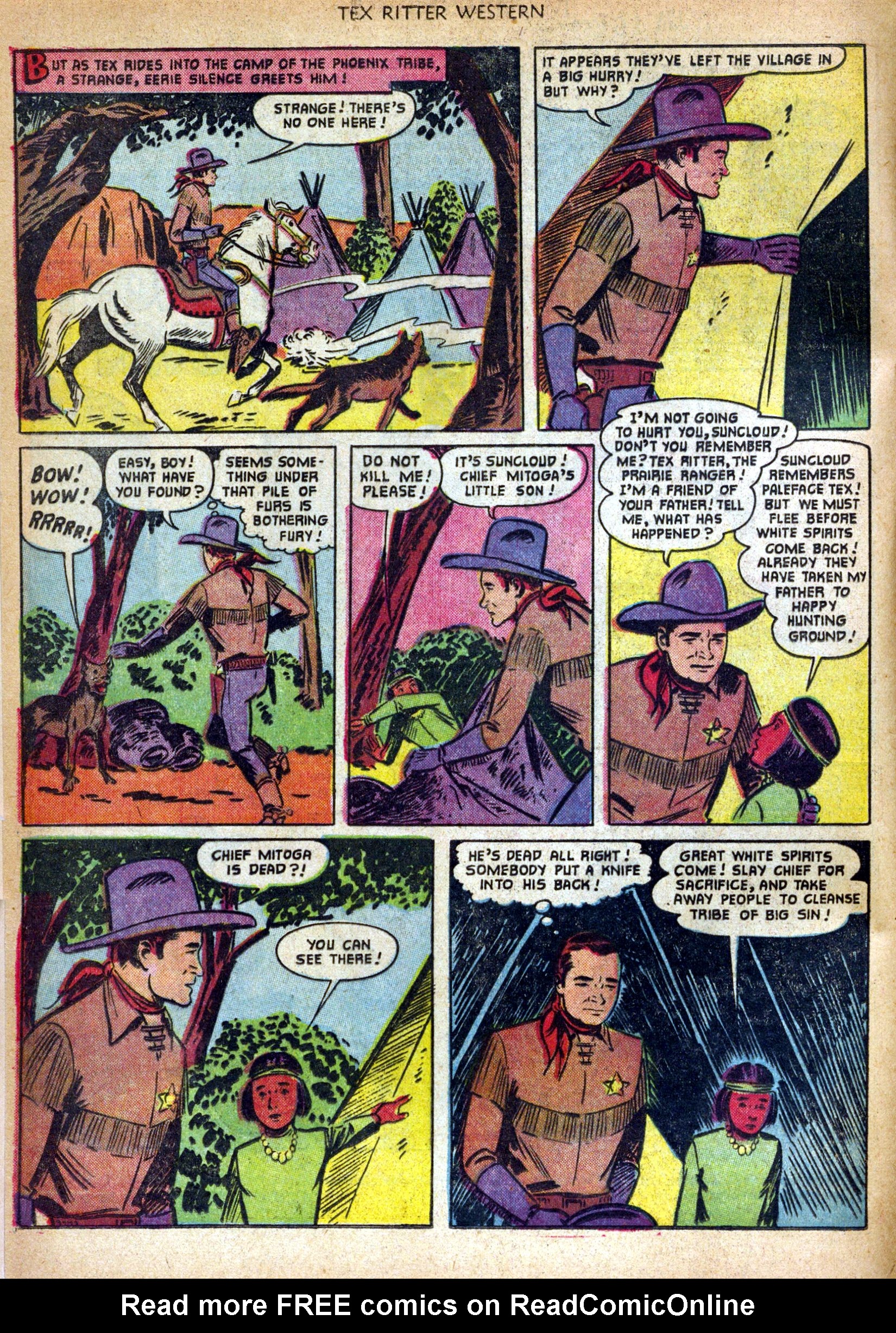 Read online Tex Ritter Western comic -  Issue #10 - 4