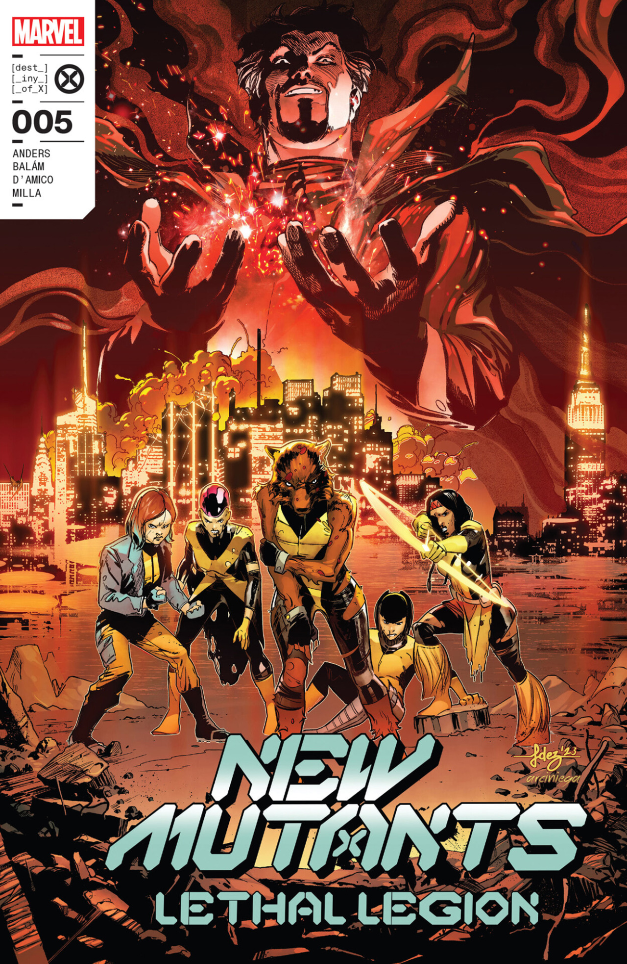 Read online New Mutants Lethal Legion comic -  Issue #5 - 1
