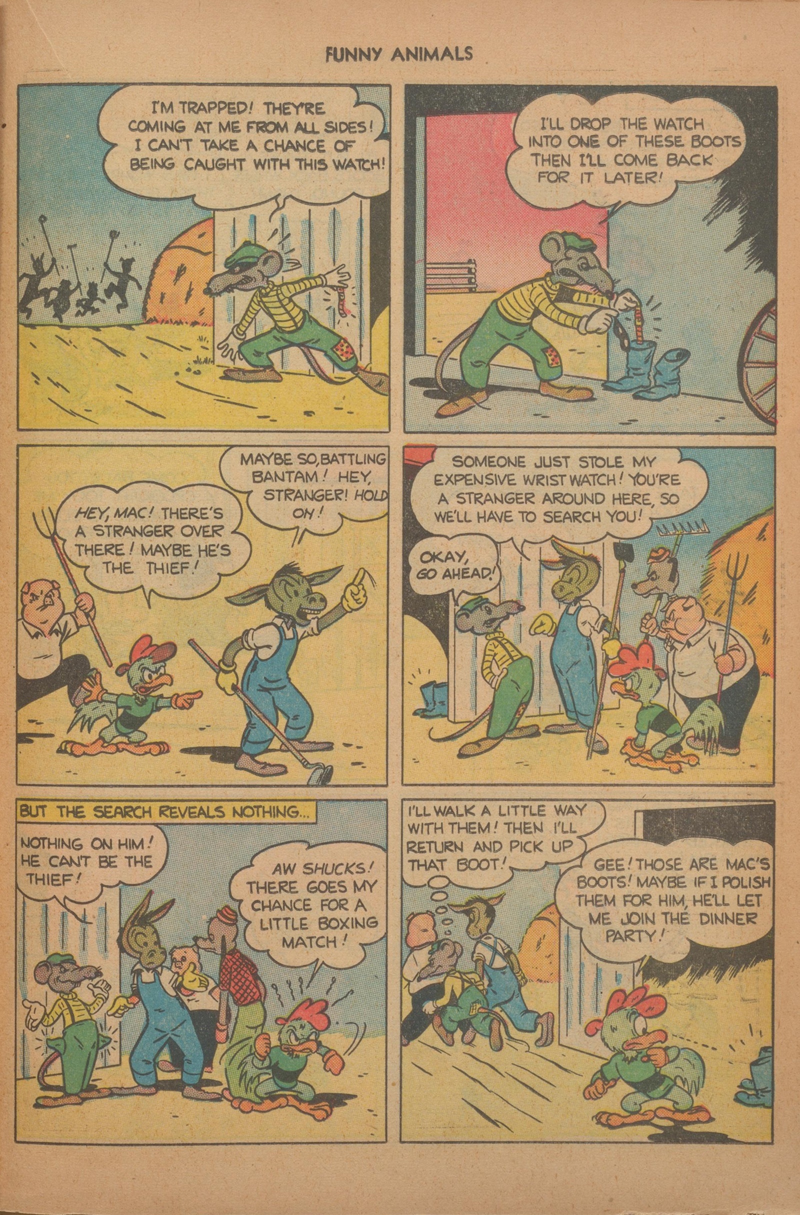 Read online Fawcett's Funny Animals comic -  Issue #63 - 23