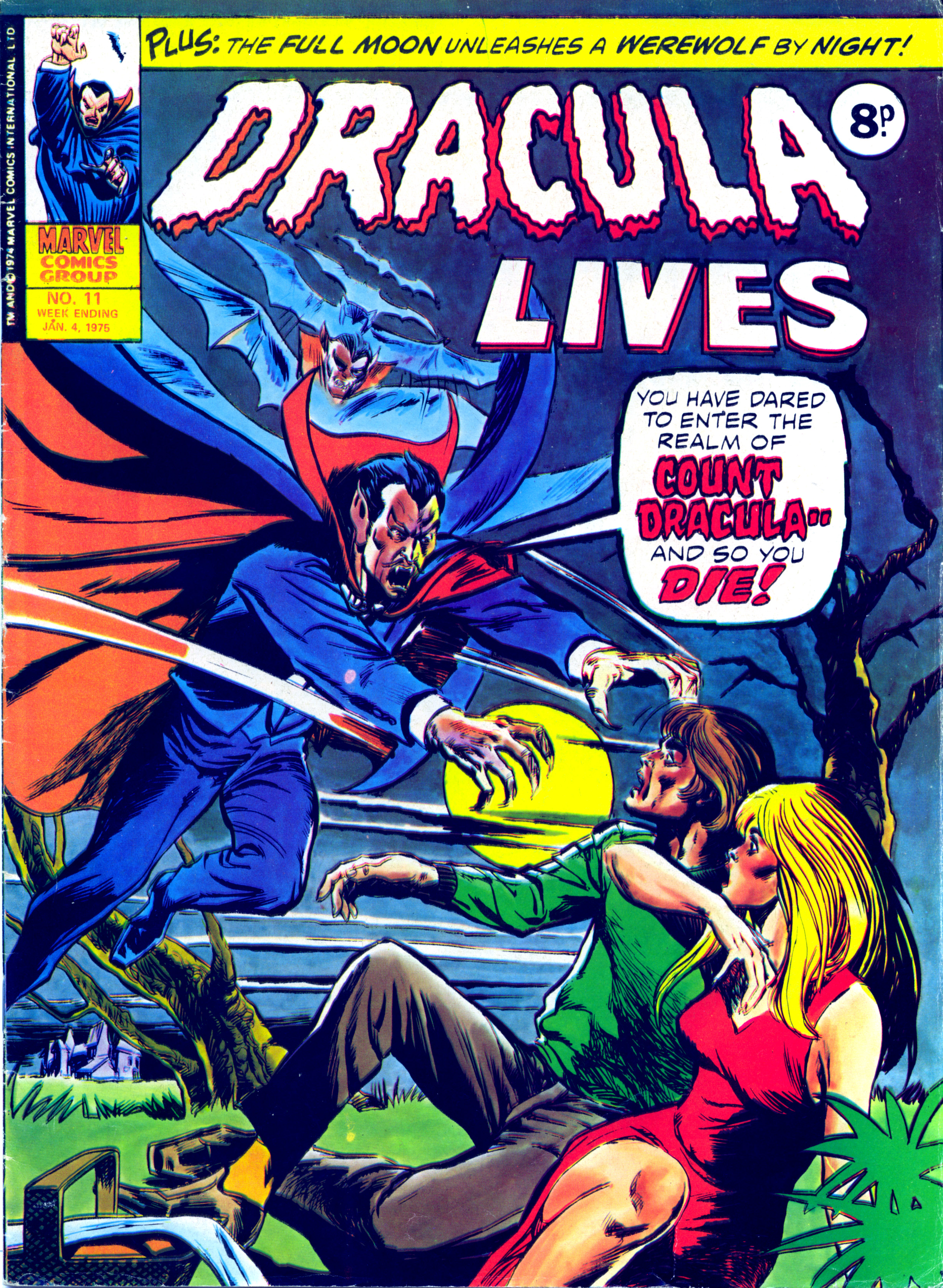 Read online Dracula Lives (1974) comic -  Issue #10 - 1