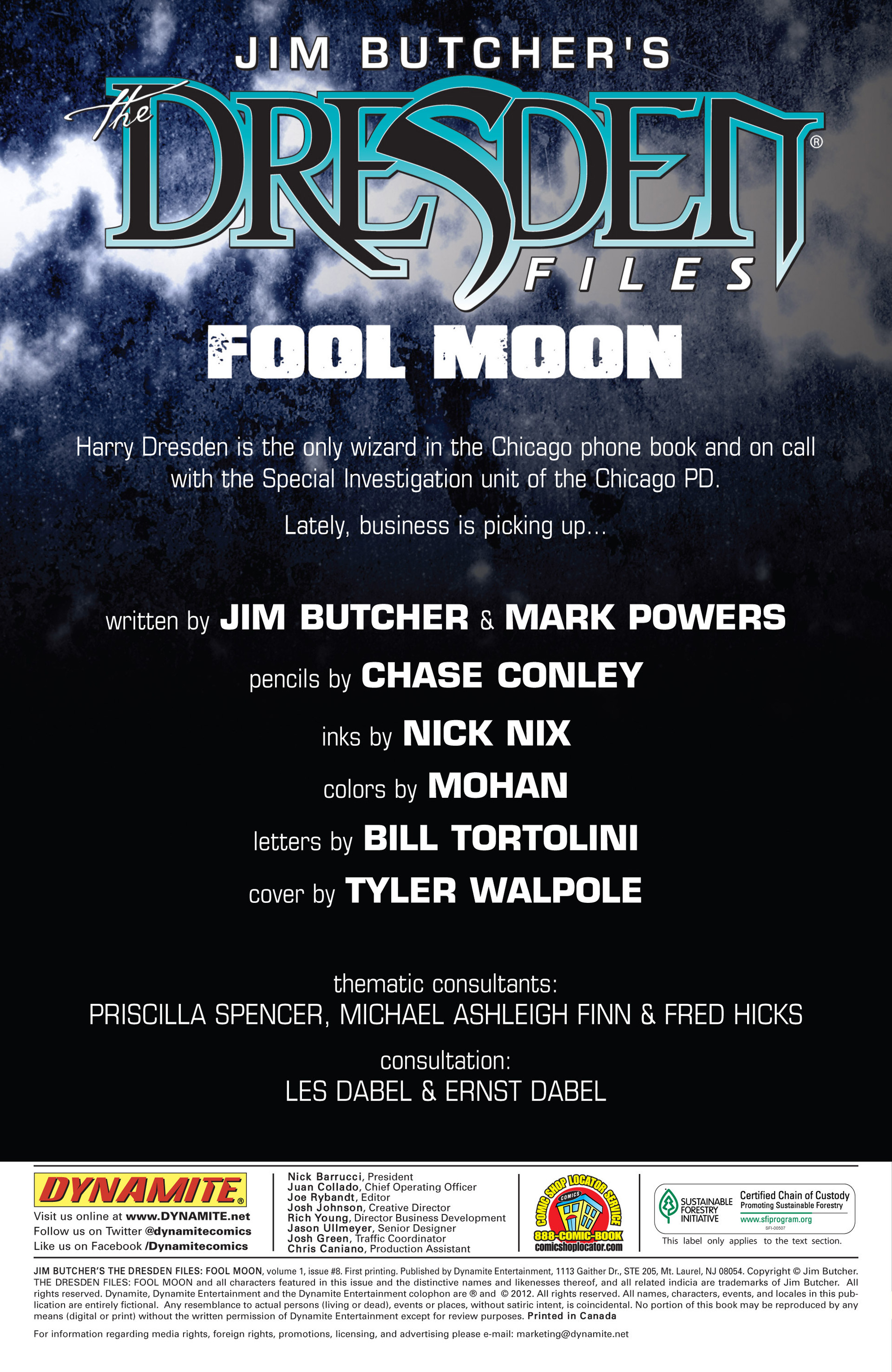 Read online Jim Butcher's The Dresden Files: Fool Moon comic -  Issue #8 - 2