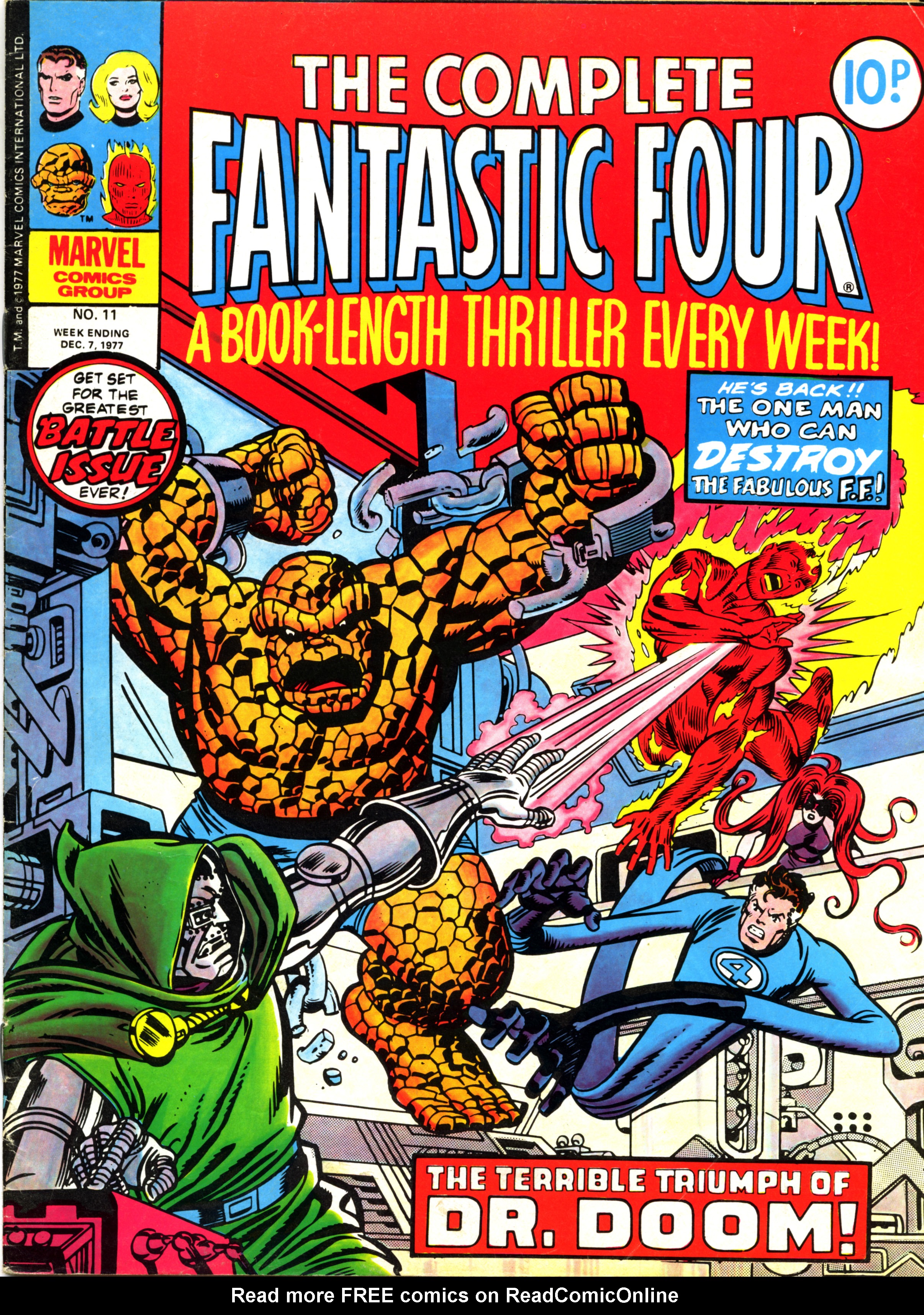 Read online Fantastic Four (1982) comic -  Issue #11 - 1