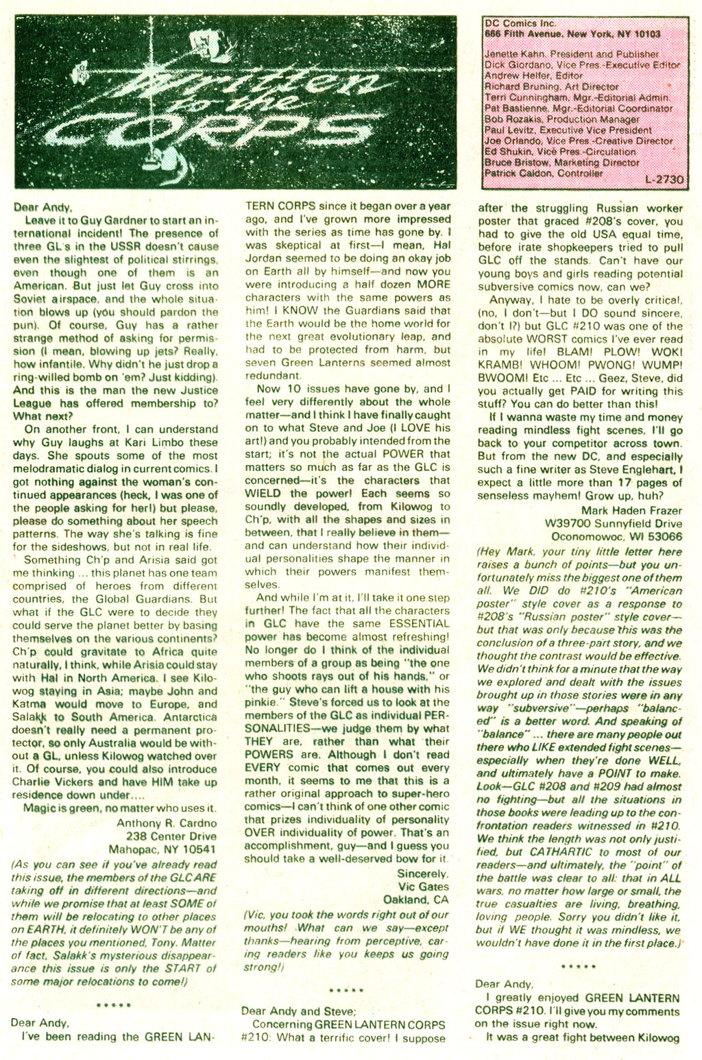 Read online The Green Lantern Corps comic -  Issue #213 - 24