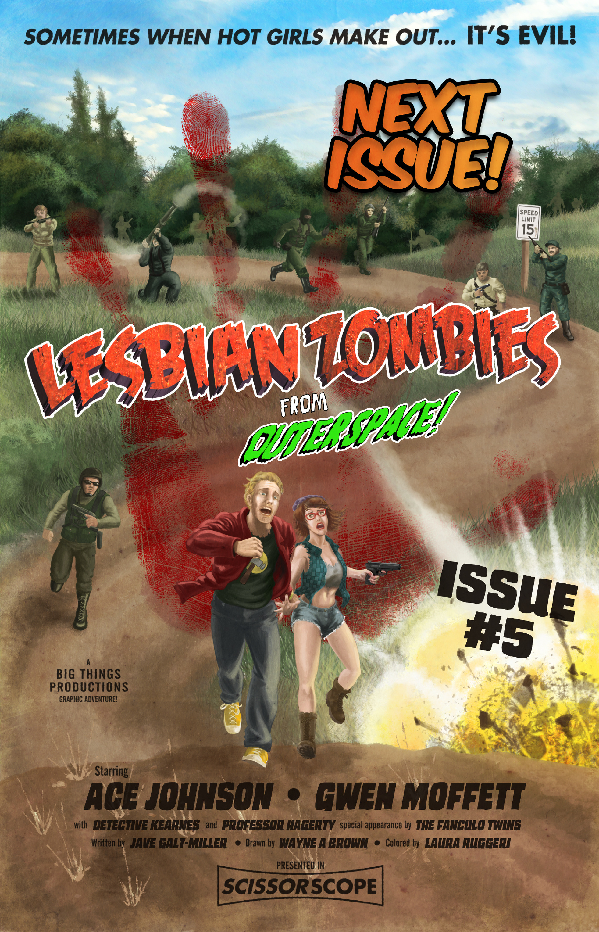 Read online Lesbian Zombies from Outer Space comic -  Issue #4 - 27