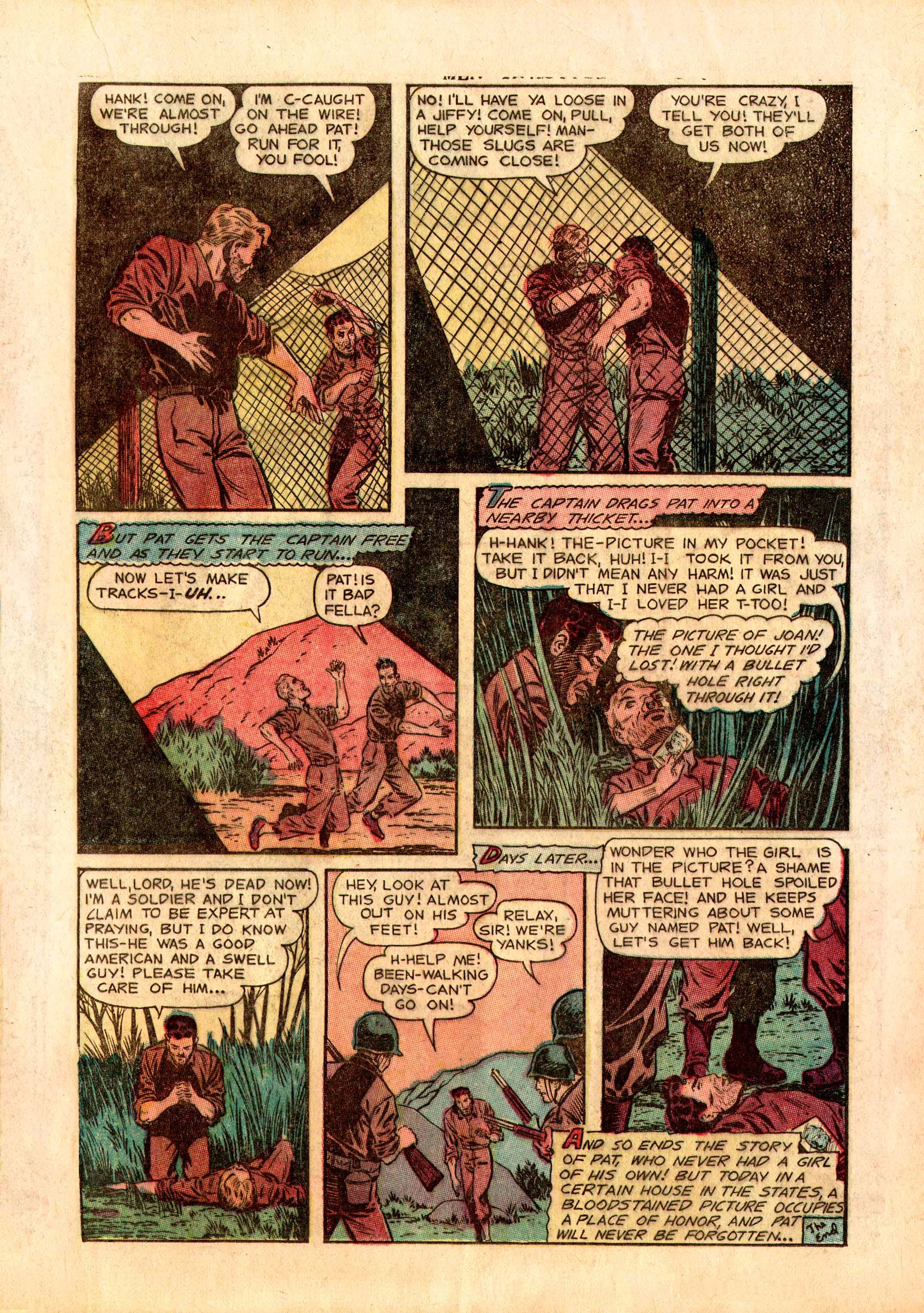 Read online Men in Action (1957) comic -  Issue #3 - 19