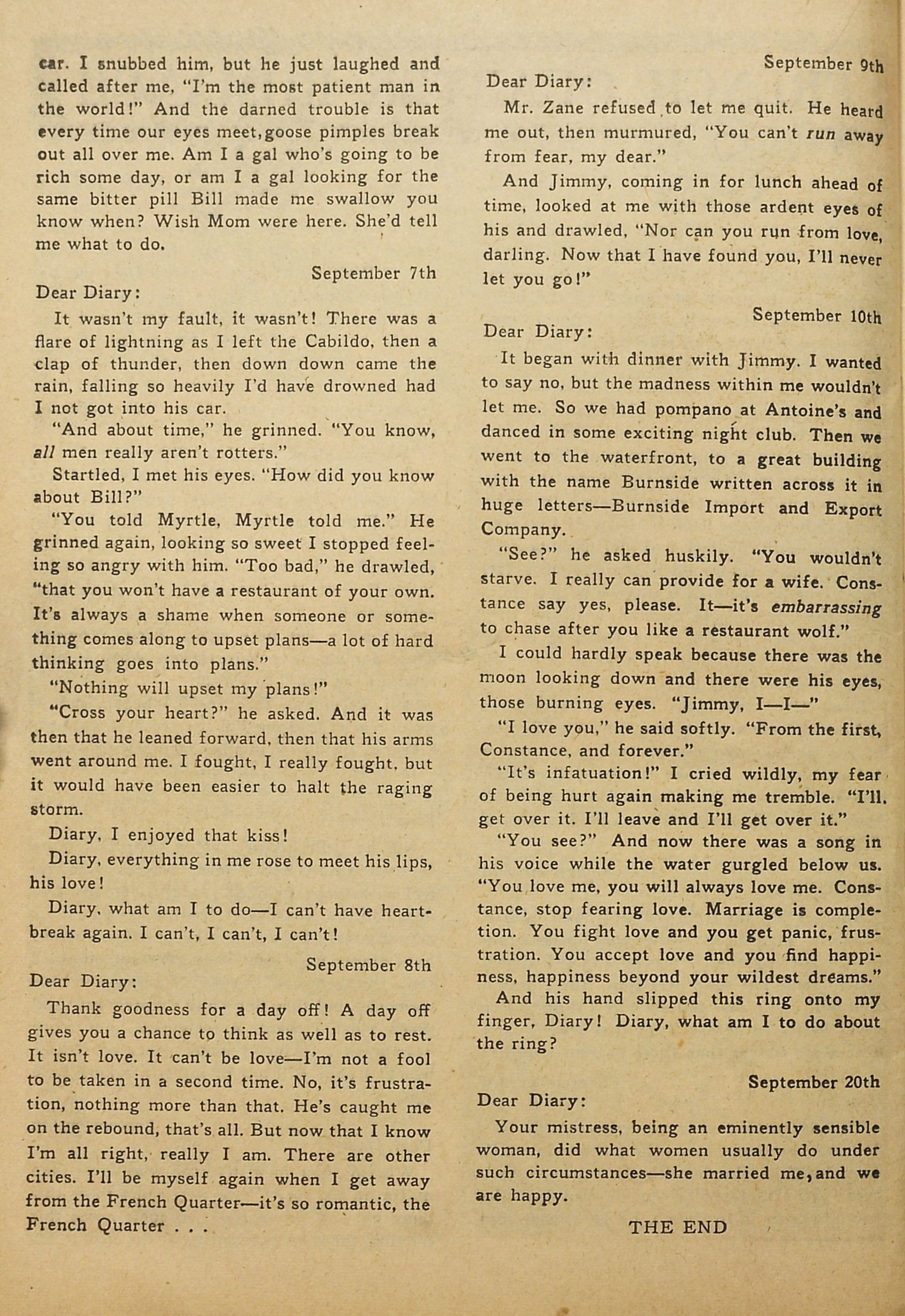 Read online Sweetheart Diary comic -  Issue #1 - 24