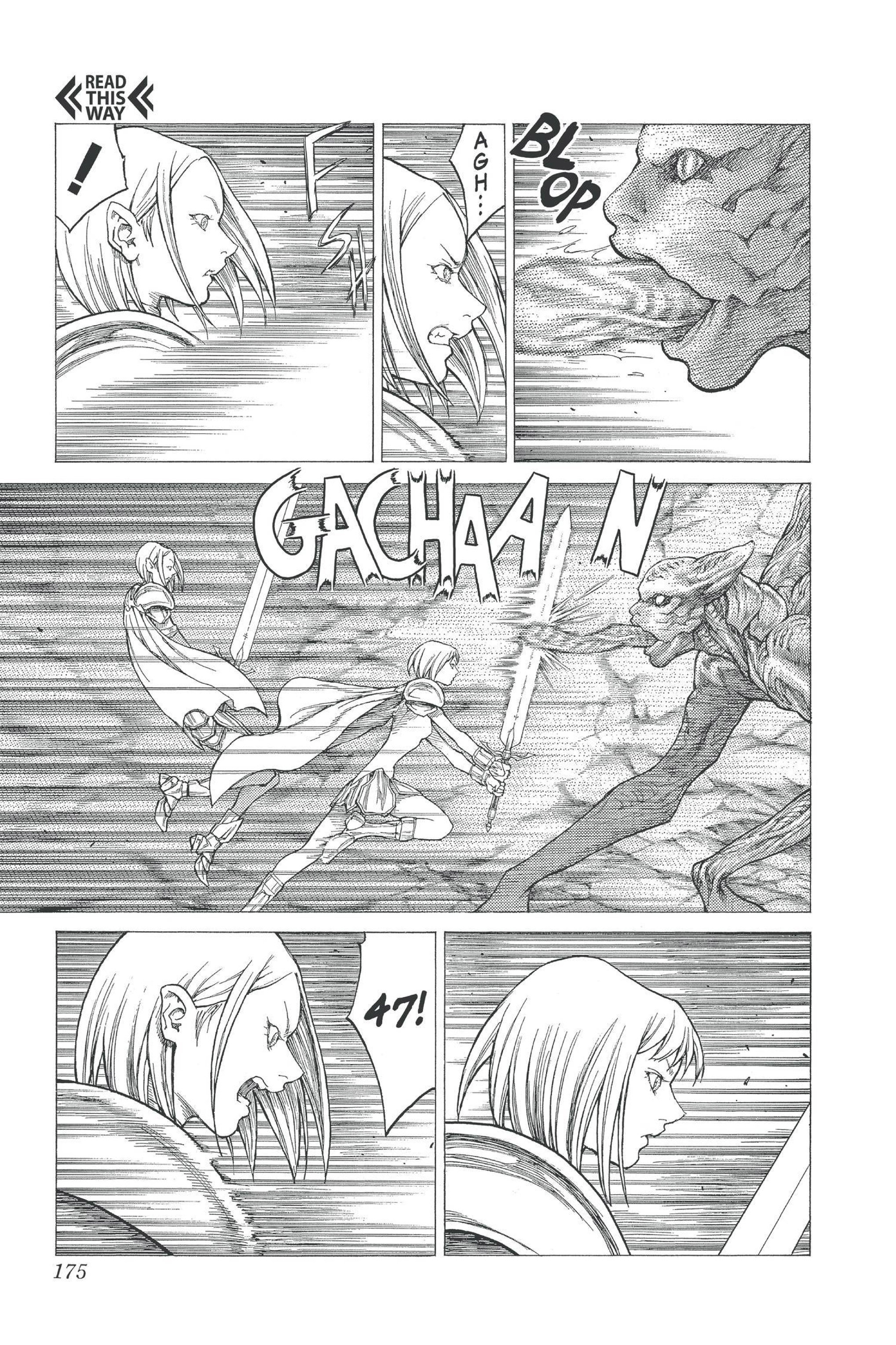 Read online Claymore comic -  Issue #5 - 159
