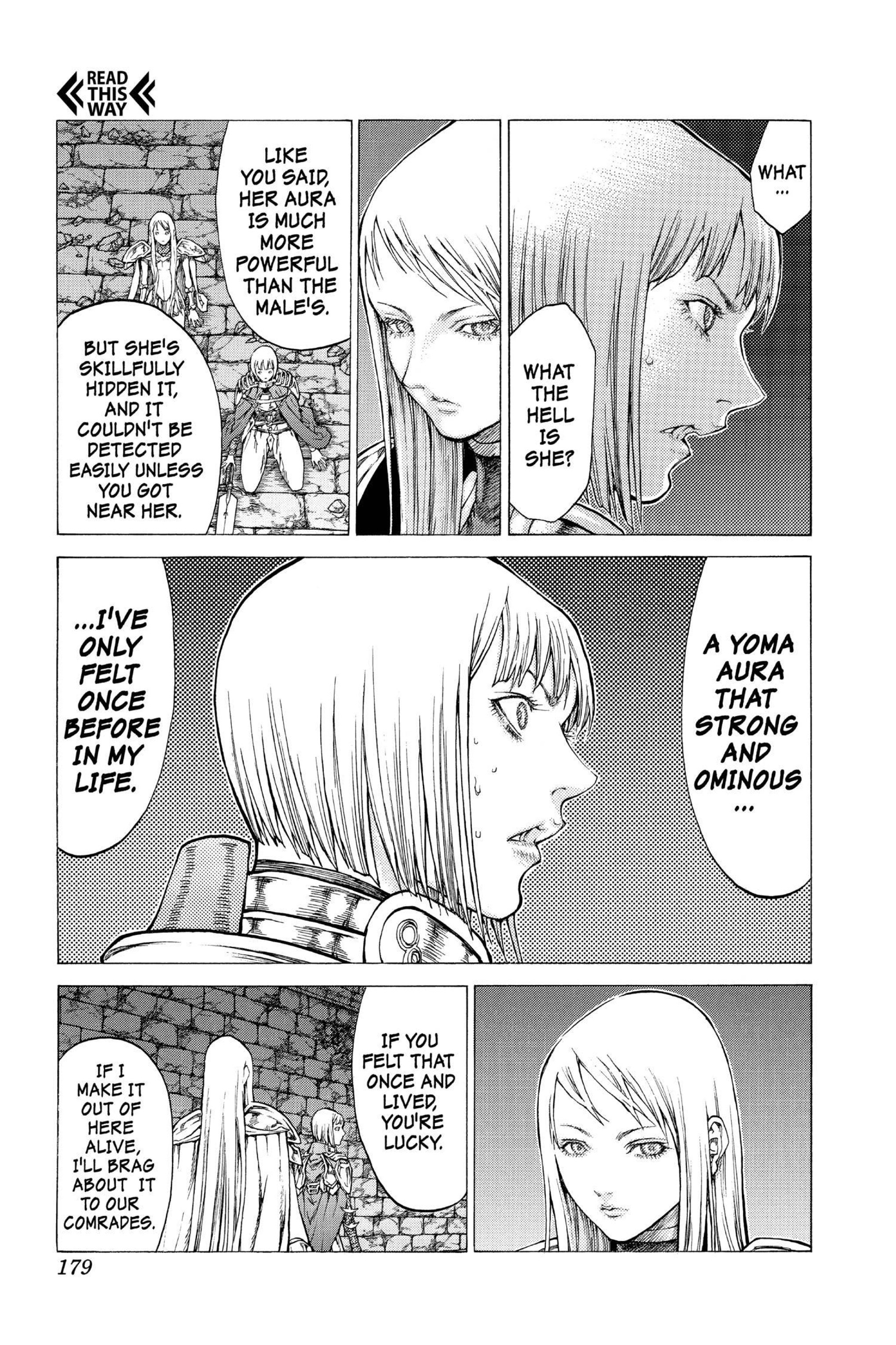 Read online Claymore comic -  Issue #8 - 167