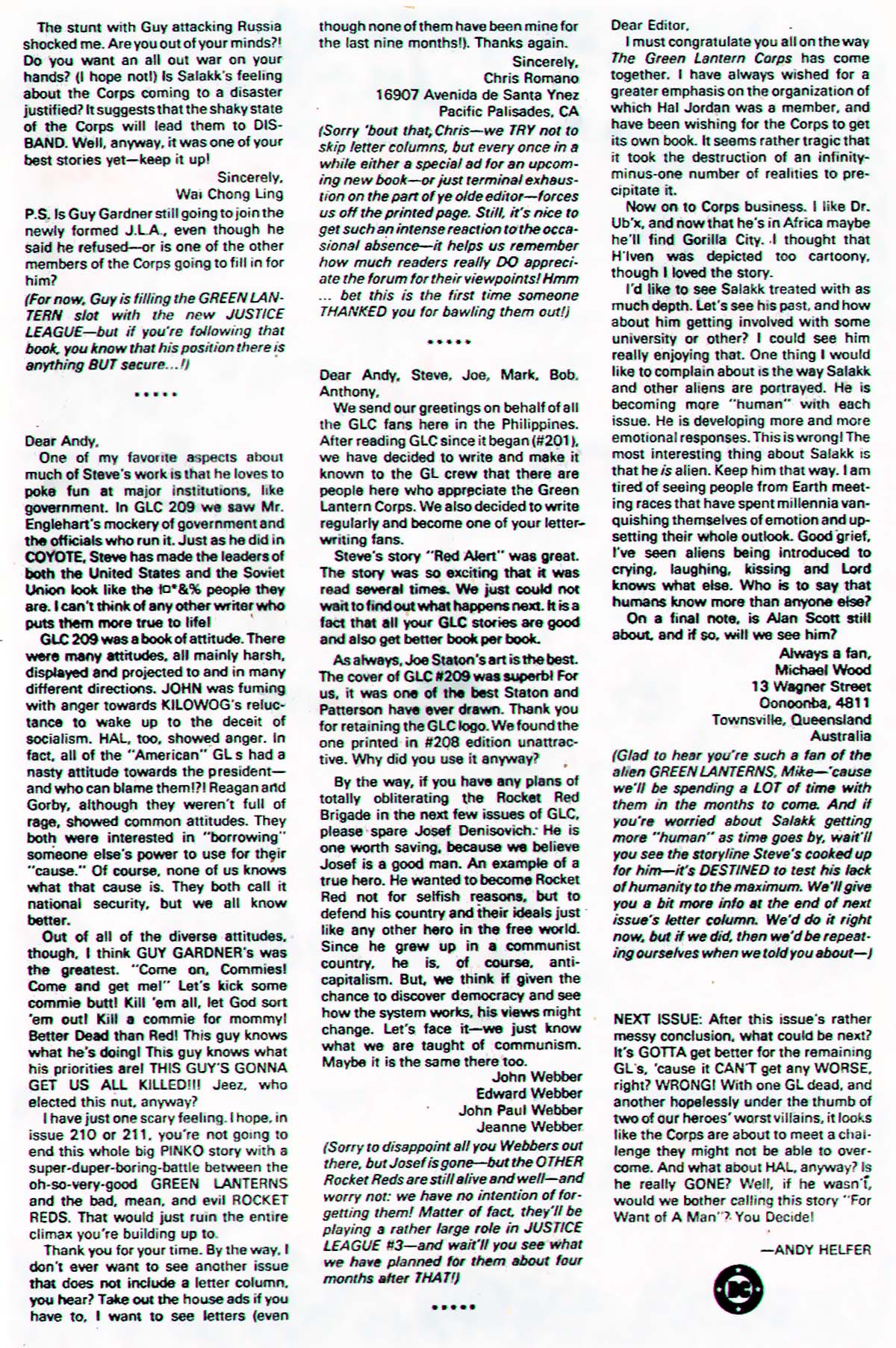 Read online The Green Lantern Corps comic -  Issue #212 - 25