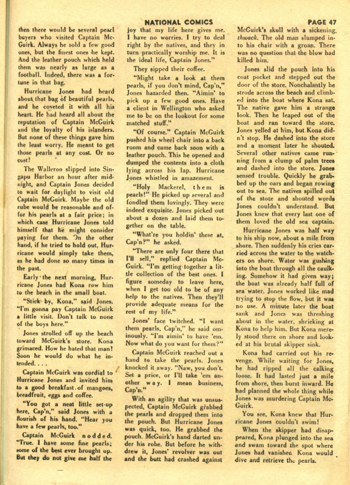 Read online National Comics comic -  Issue #35 - 49